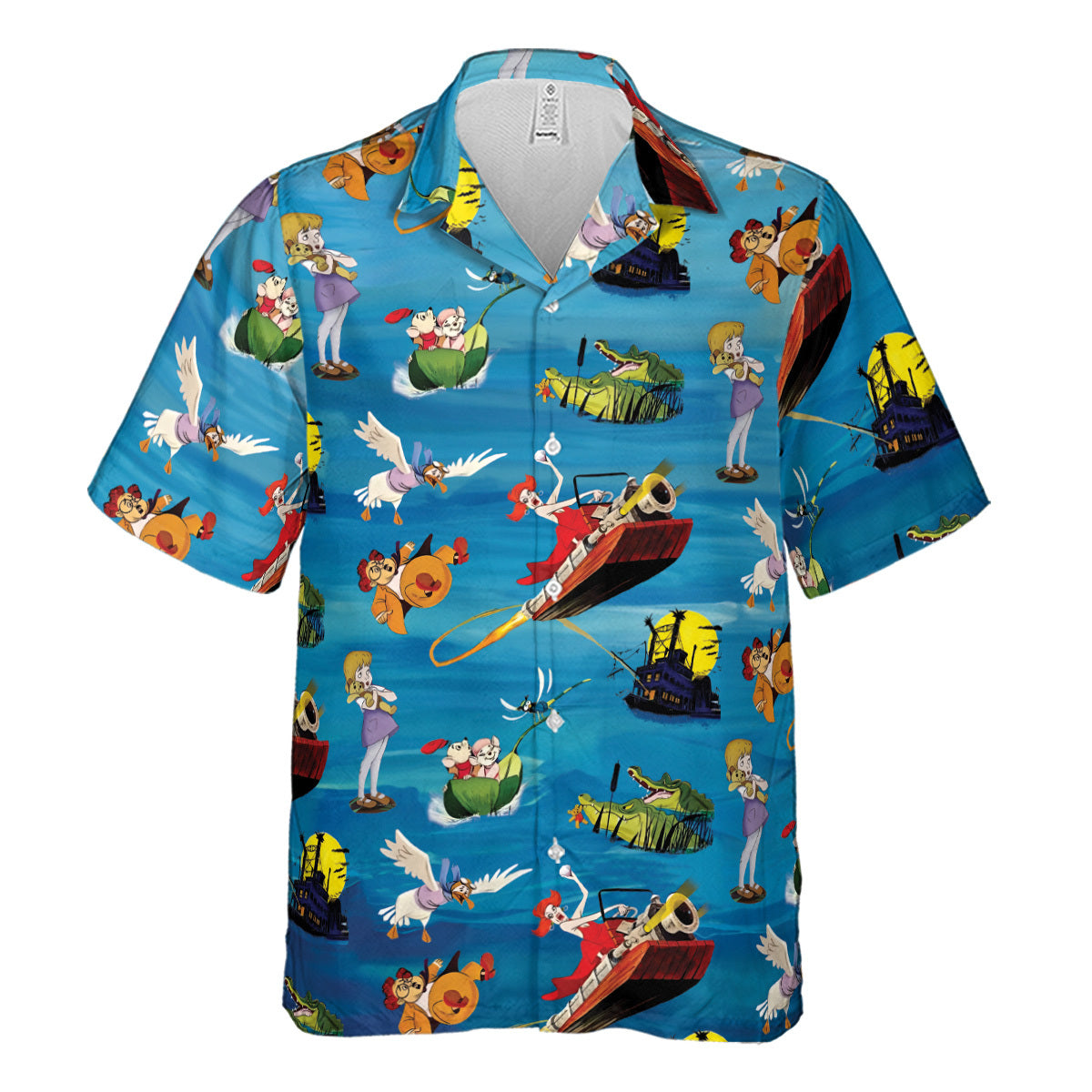 Chasing The Rescuers Characters Hawaiian Shirt