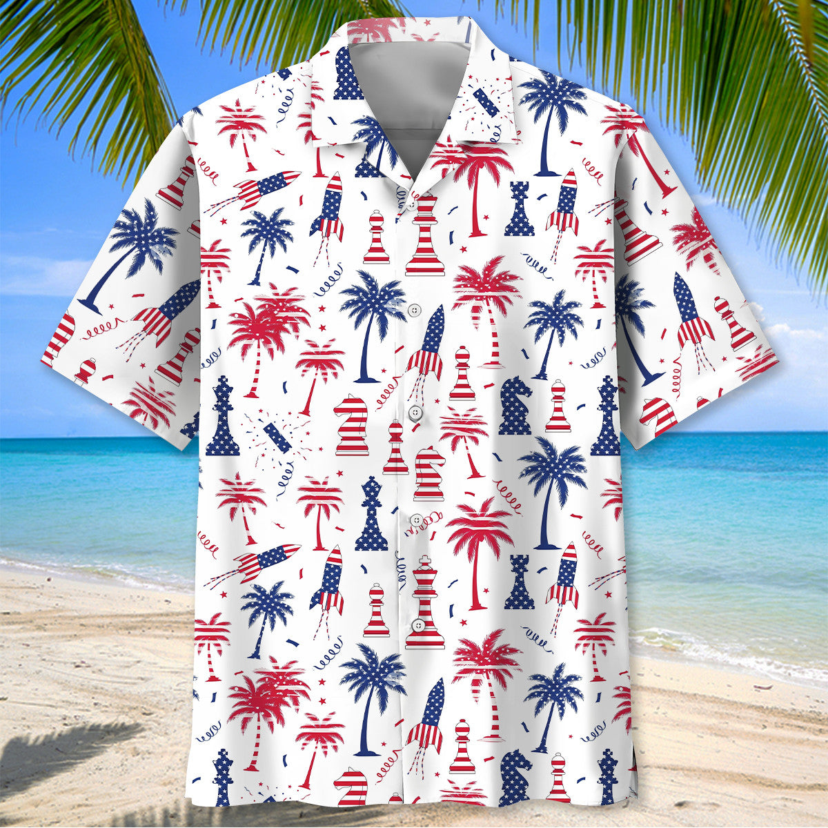 Chess Proud Of America Hawaiian Shirt