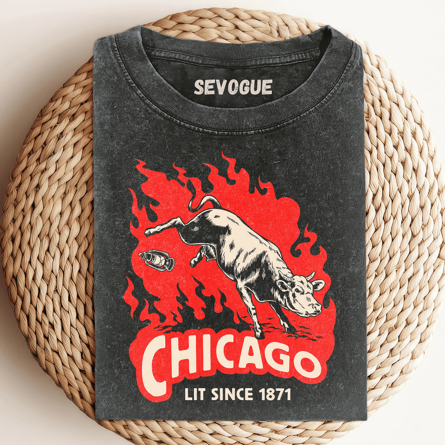 Chicago's Been Lit Since 1871 (Great Chicago Fire) Unisex Tee, Sweatshirt & Hoodie