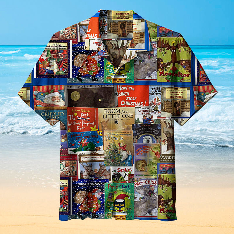 Christmas Book Collection |Unisex Hawaiian Shirt