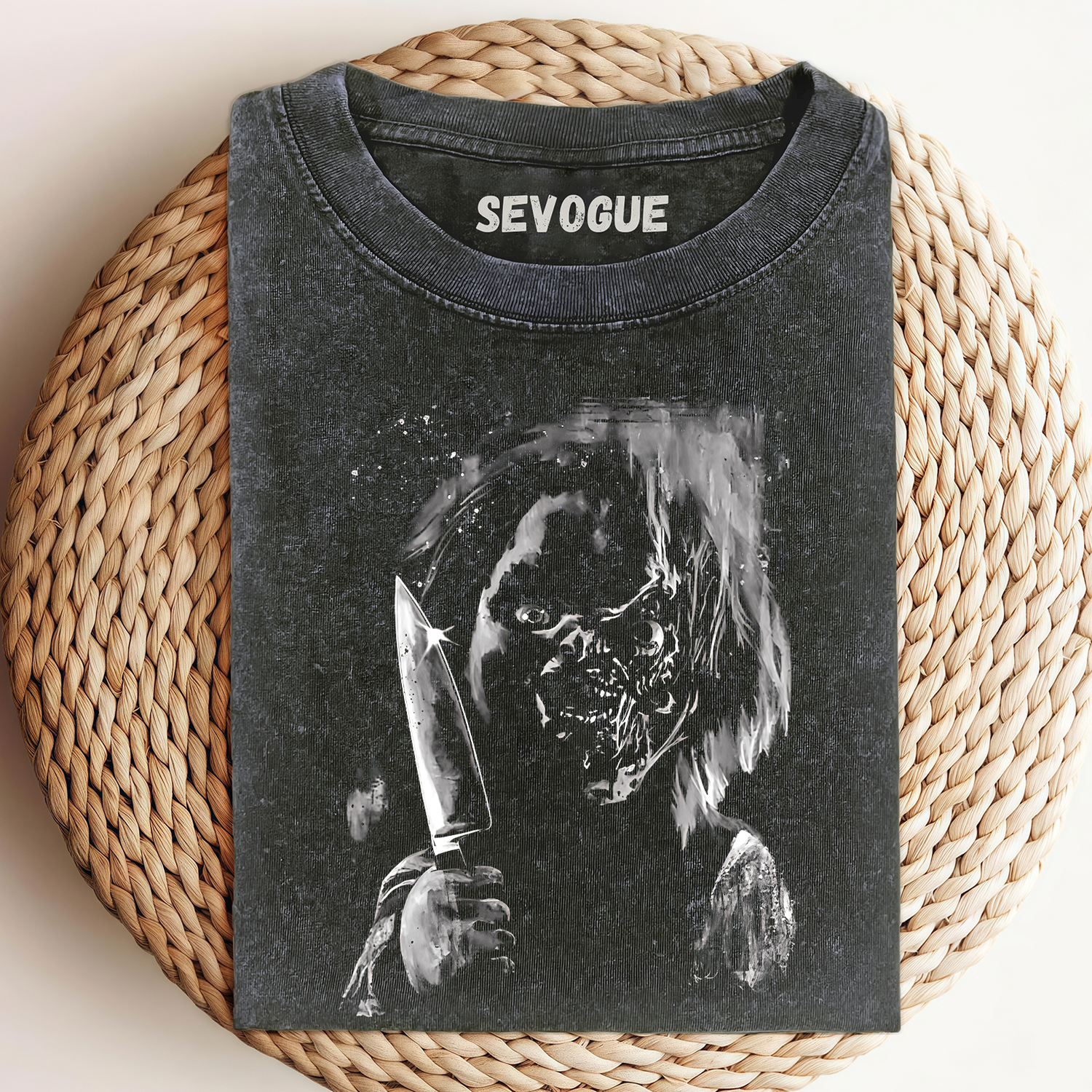Chucky Killer Fanart Inspired Psycho Horror Doll Unisex Tee, Sweatshirt & Hoodie