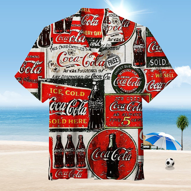 Coca Cola Unisex Hawaiian Shirt