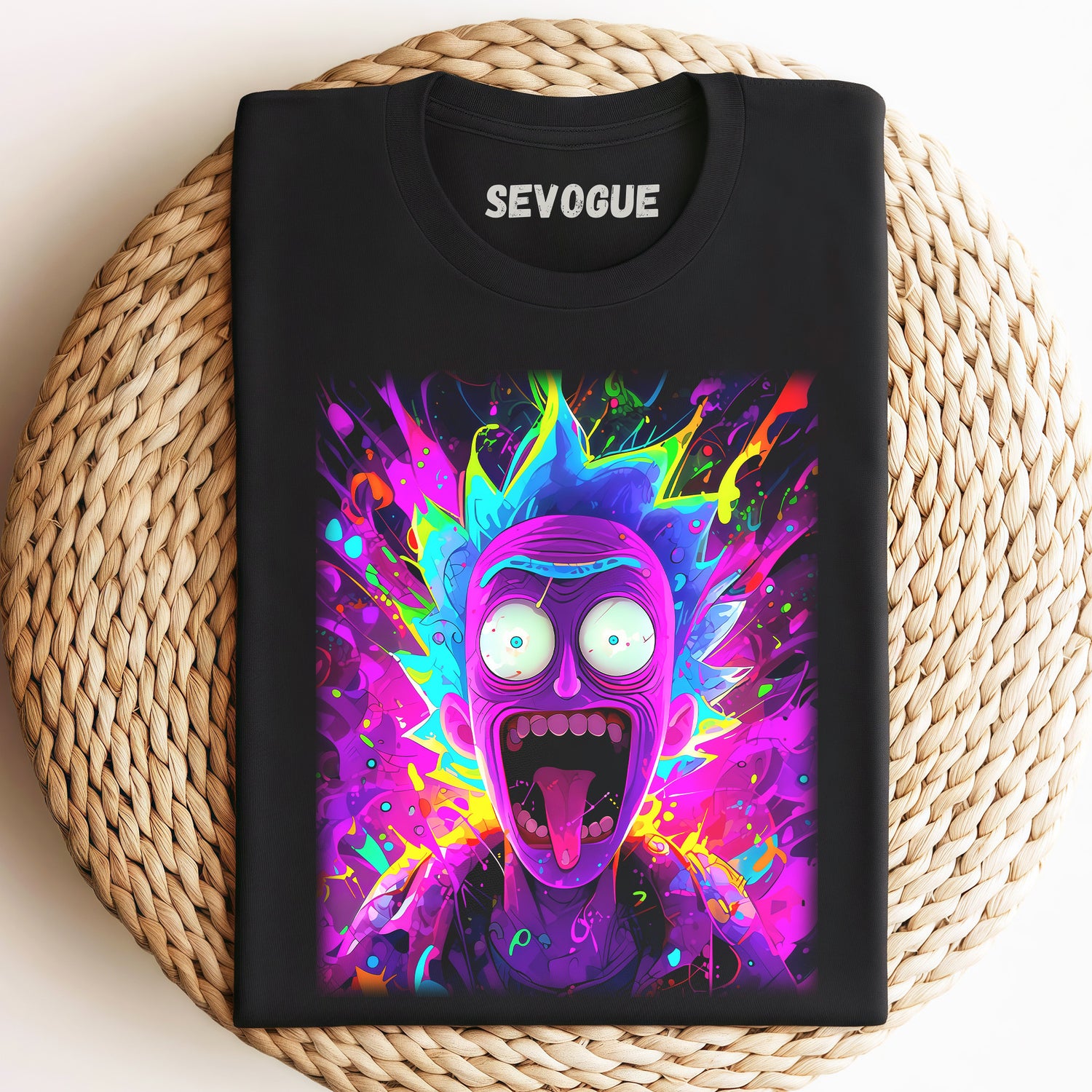Colorful Crazy Rick Sanchez Unisex Tee, Sweatshirt & Hoodi
