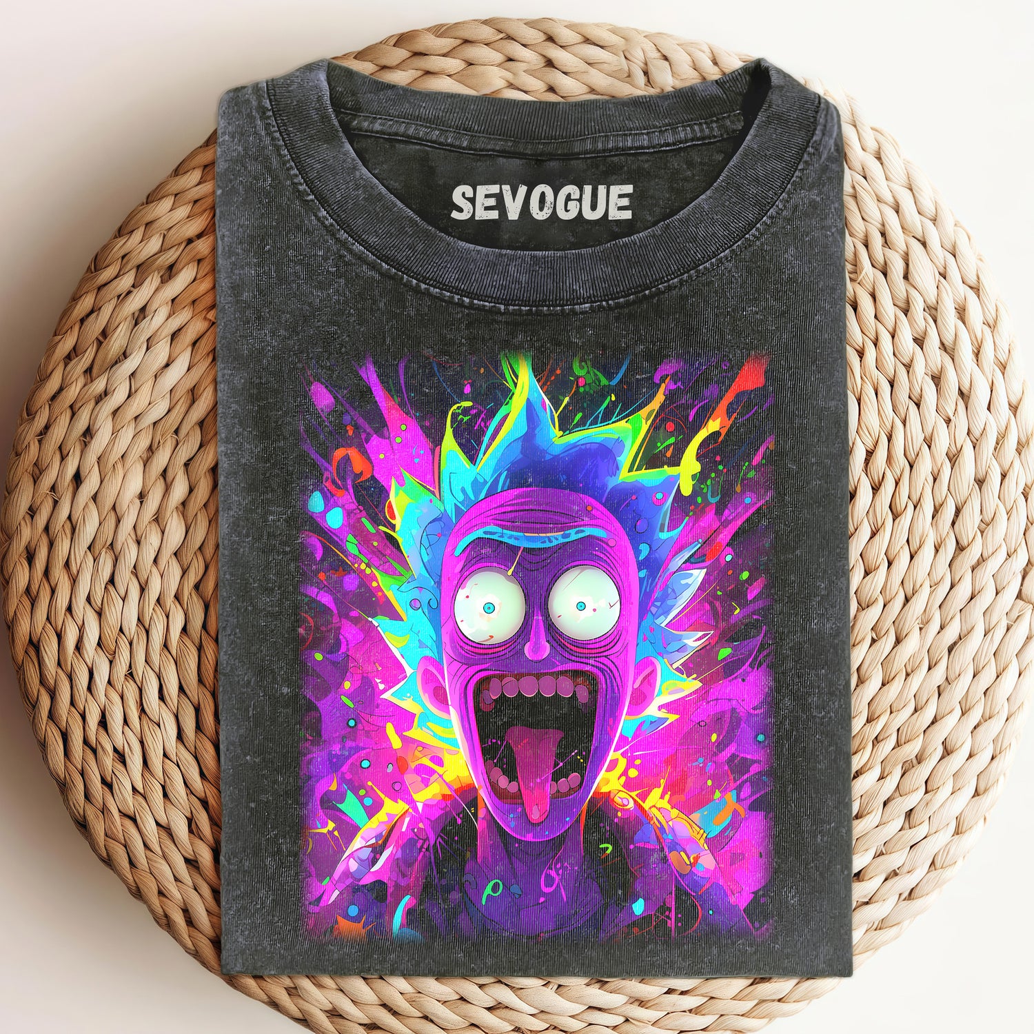 Colorful Crazy Rick Sanchez Unisex Tee, Sweatshirt & Hoodi