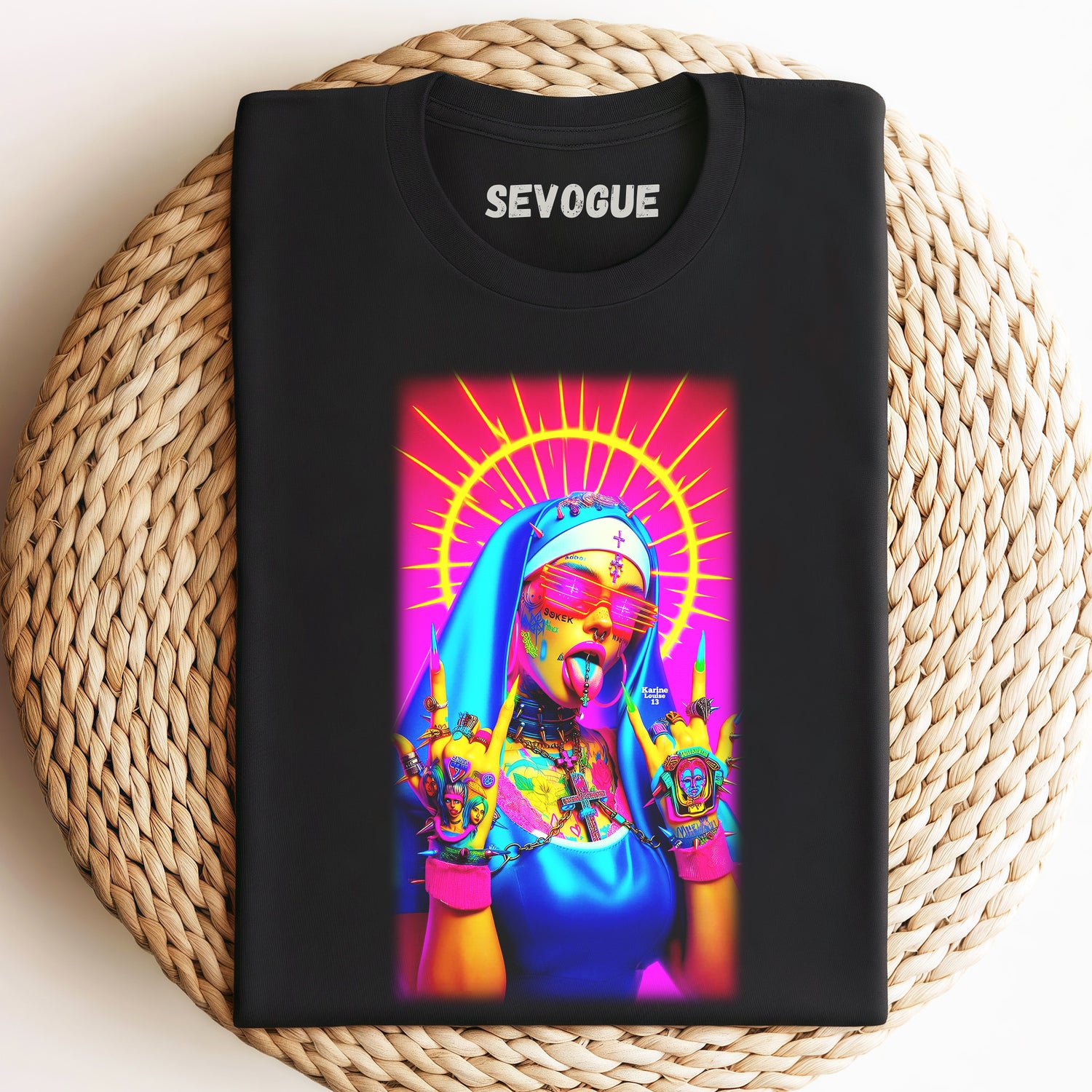 Colorful Nun Unisex Tee, Sweatshirt & Hoodi