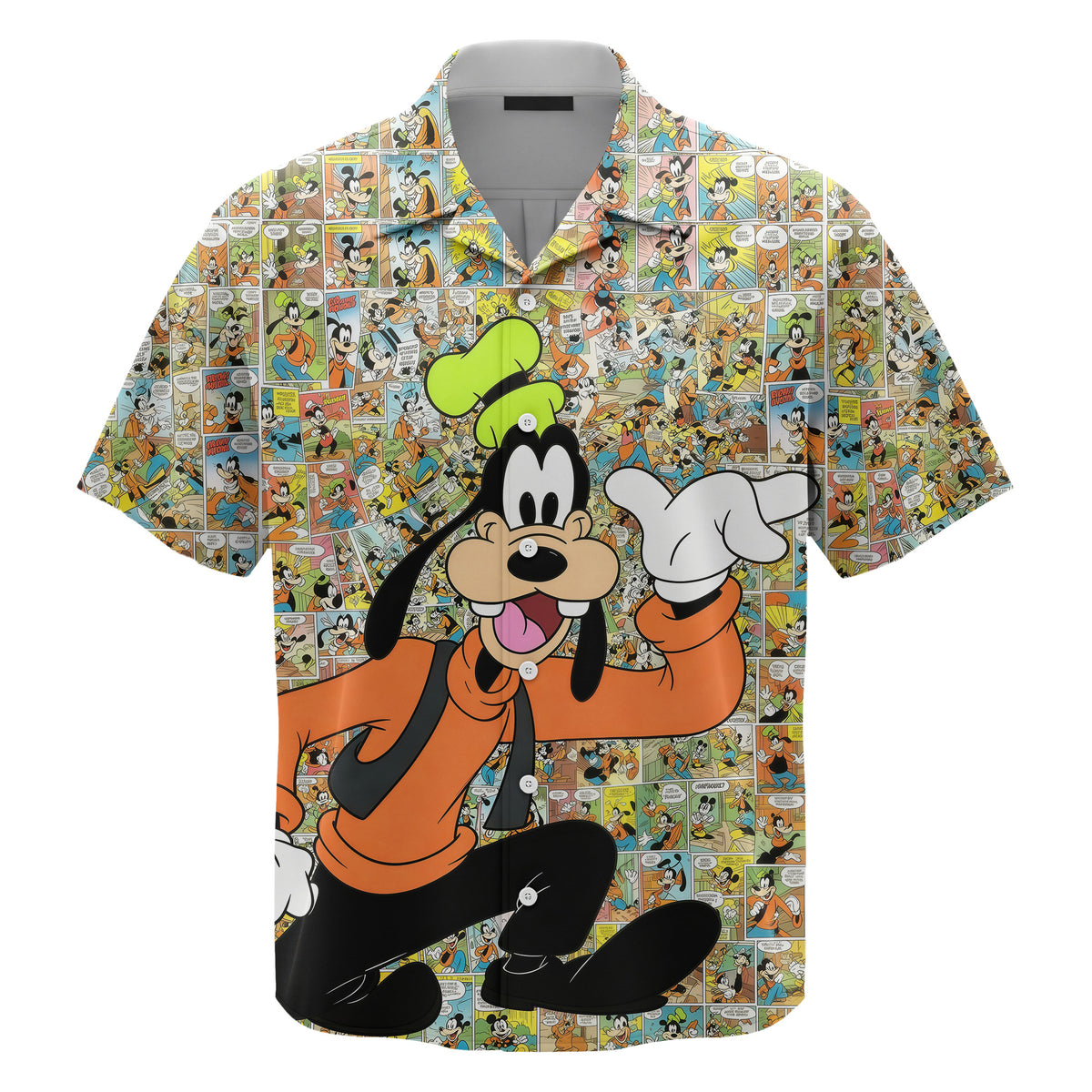 Comic Book Goofy Hawaiian Shirt