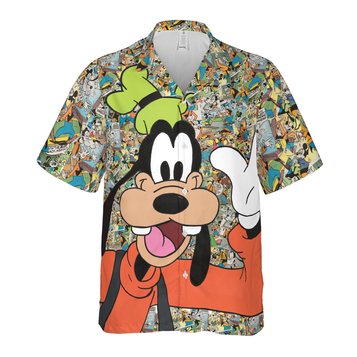 Comic Book Goofy Hawaiian Shirt