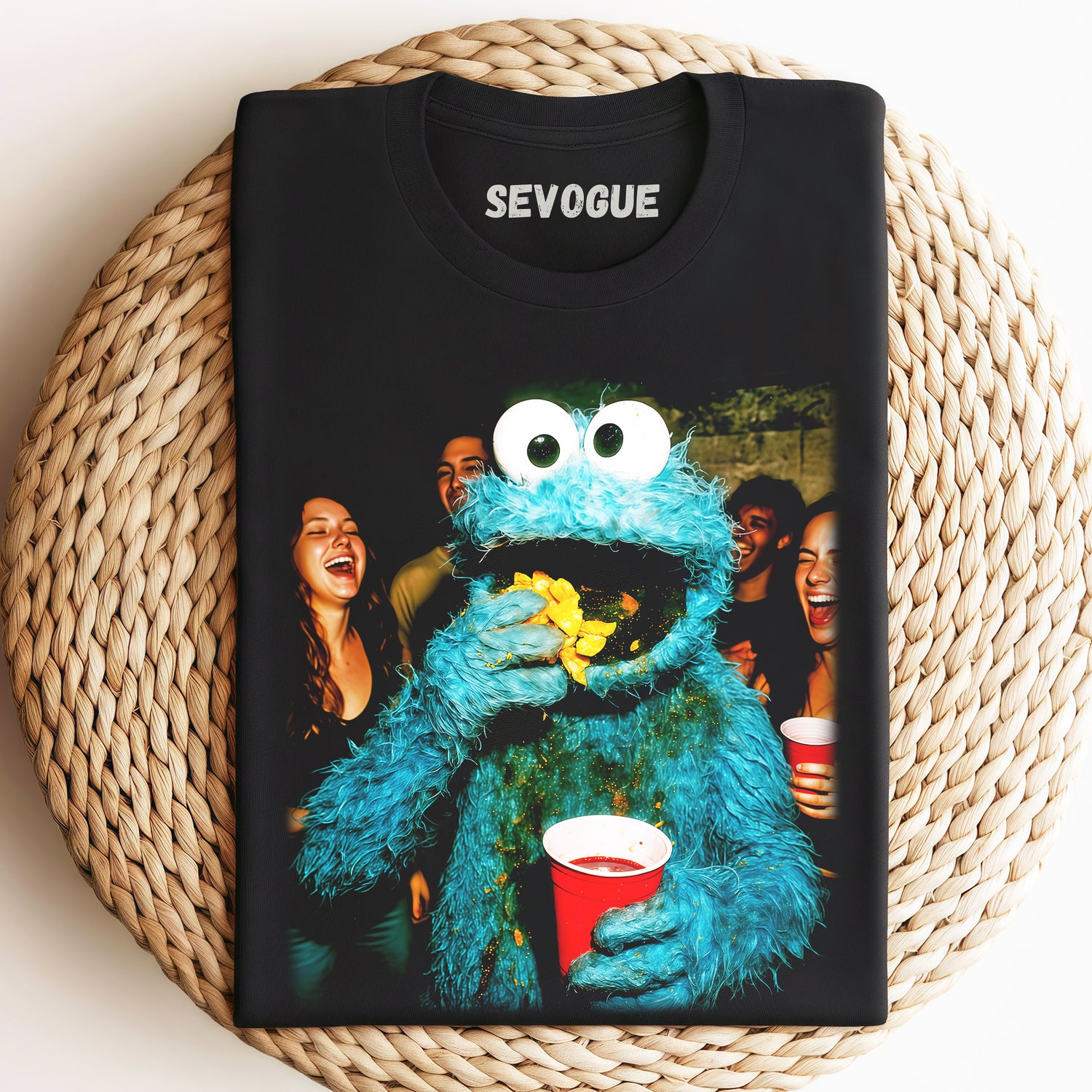 Cookie Monster Party Unisex Tee, Sweatshirt & Hoodi