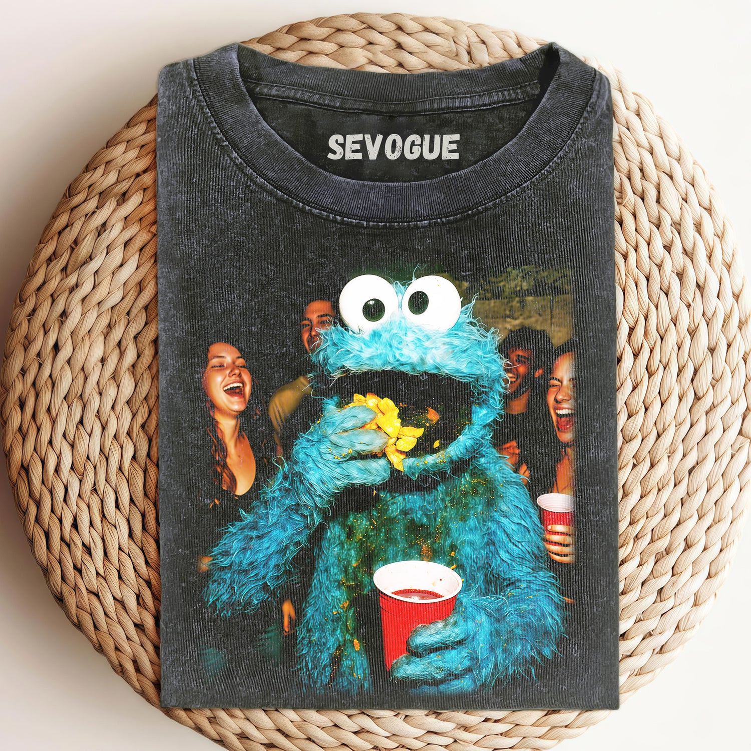 Cookie Monster Party Unisex Tee, Sweatshirt & Hoodi