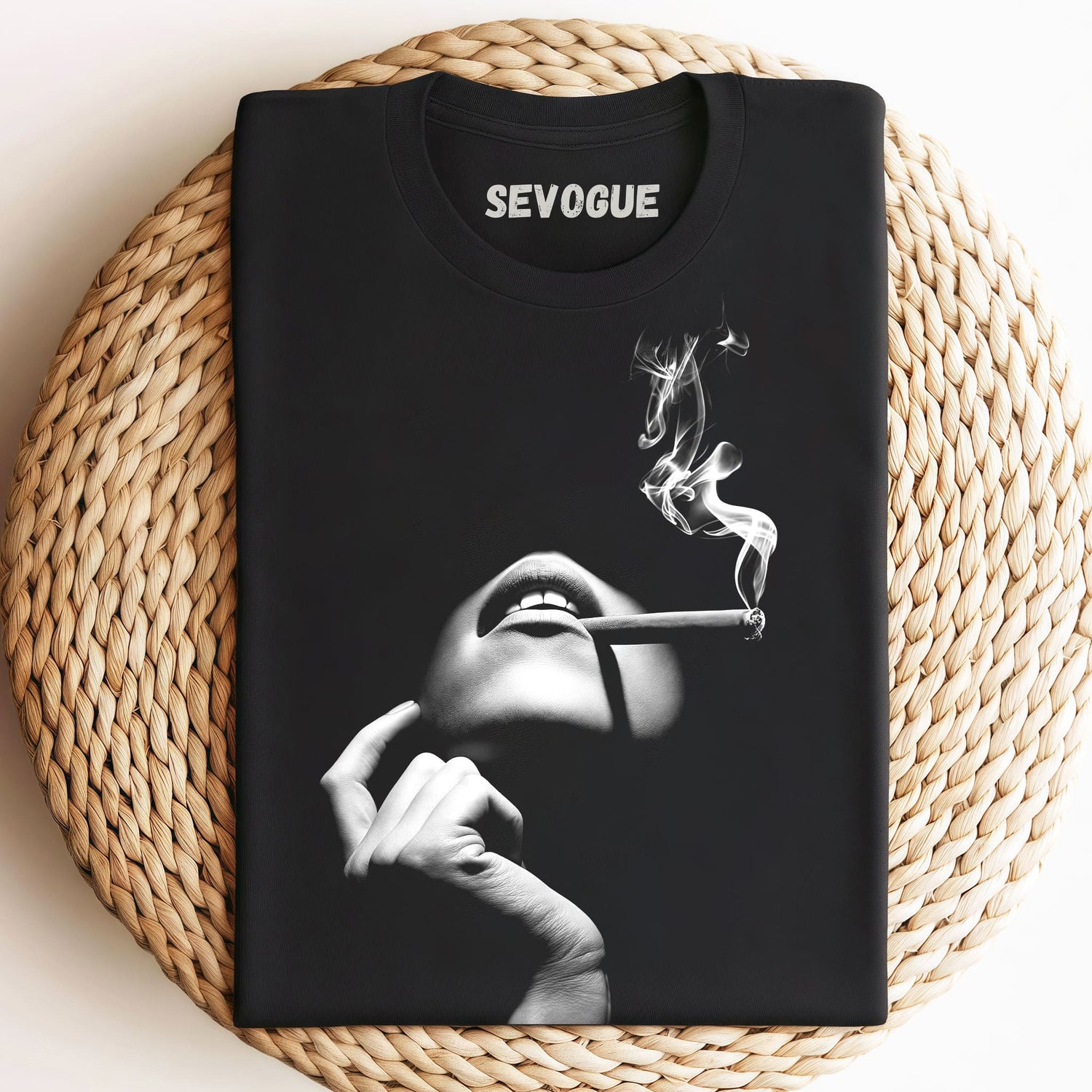 Cool Smoking Woman Unisex Tee, Sweatshirt & Hoodie