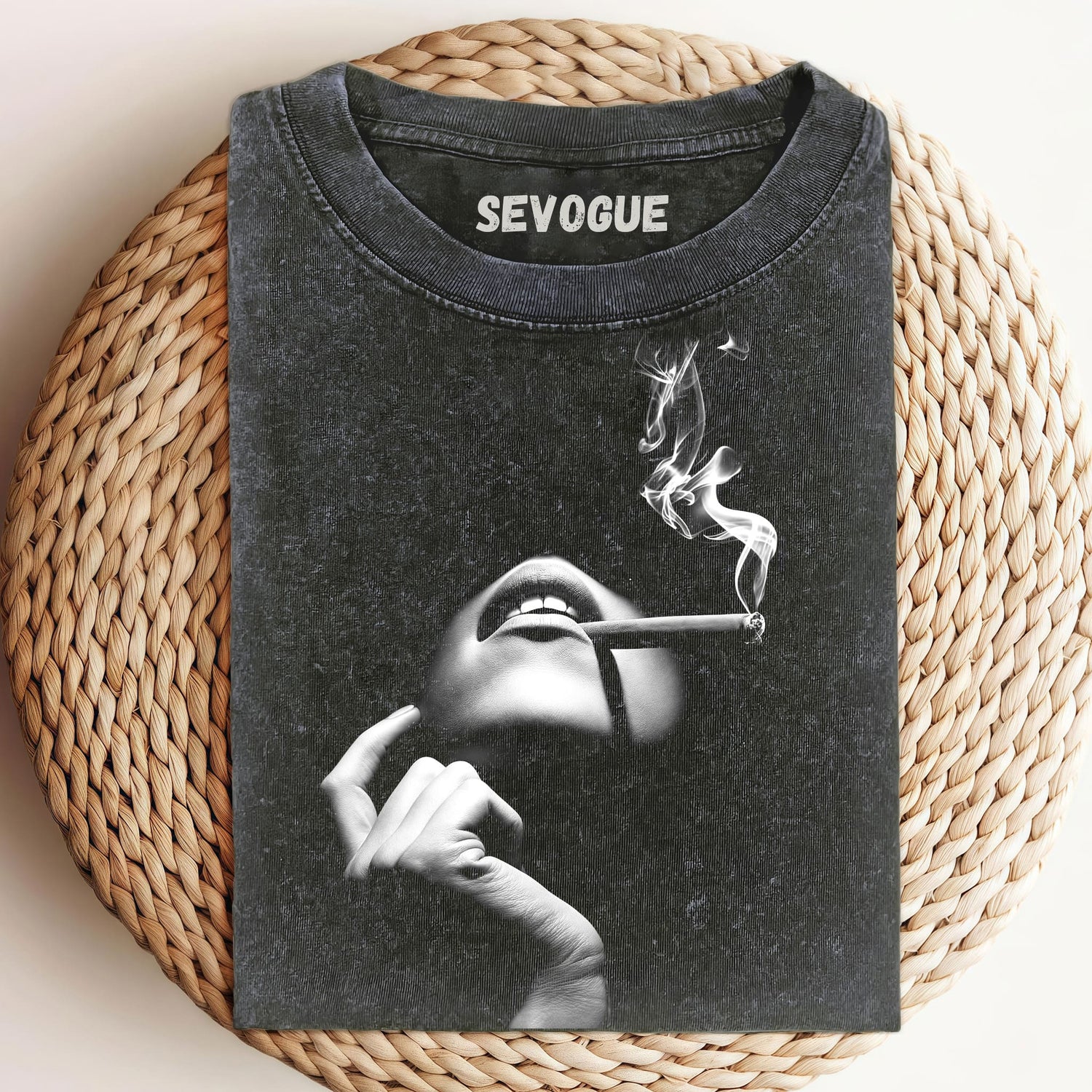 Cool Smoking Woman Unisex Tee, Sweatshirt & Hoodie