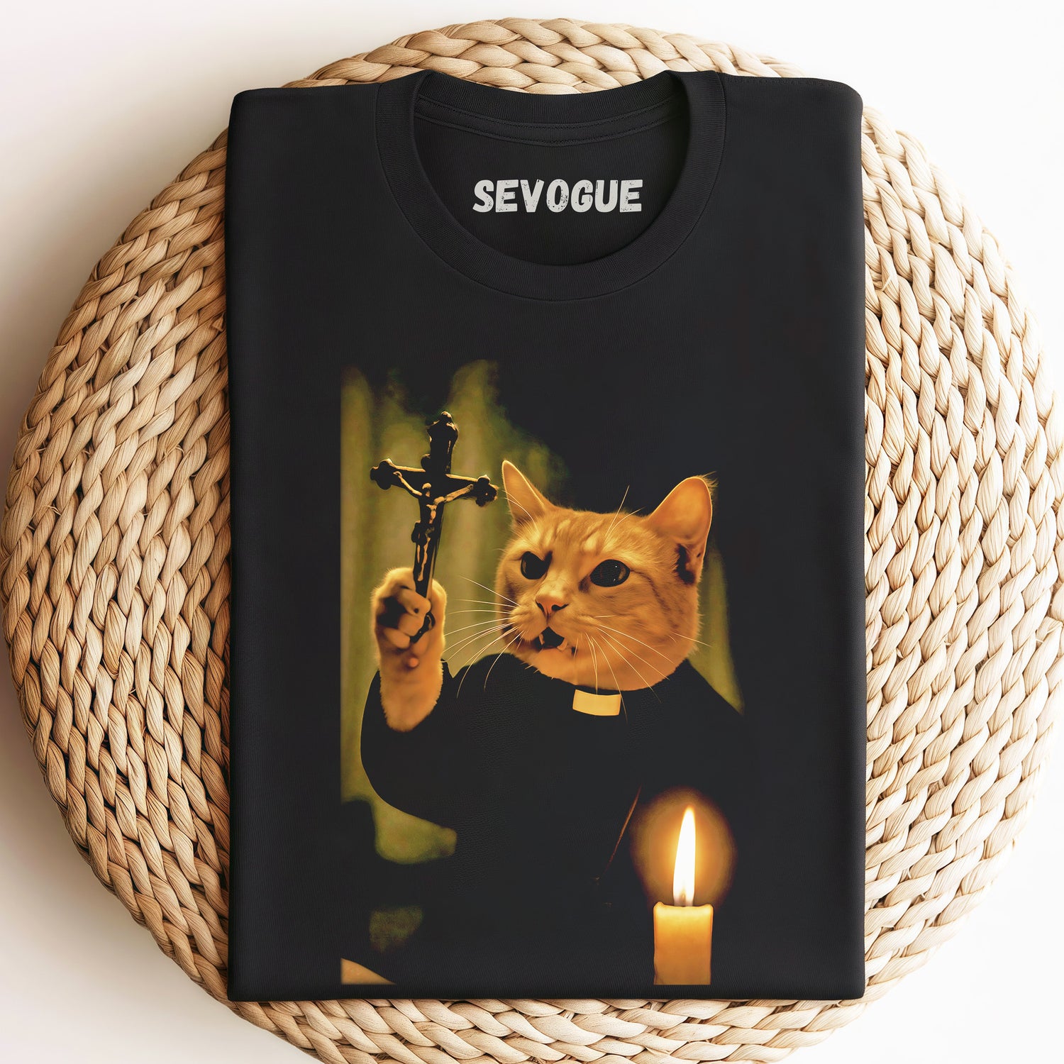 Cross Cat Unisex Tee, Sweatshirt & Hoodie