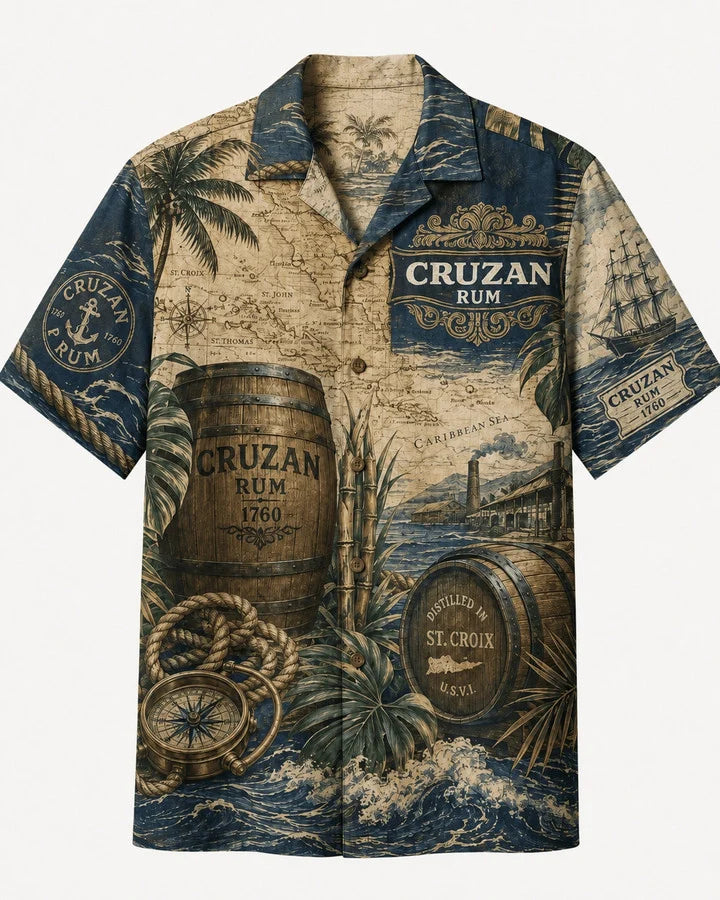 Cruzan 1760 St. Croix Heritage Hawaiian Shirt