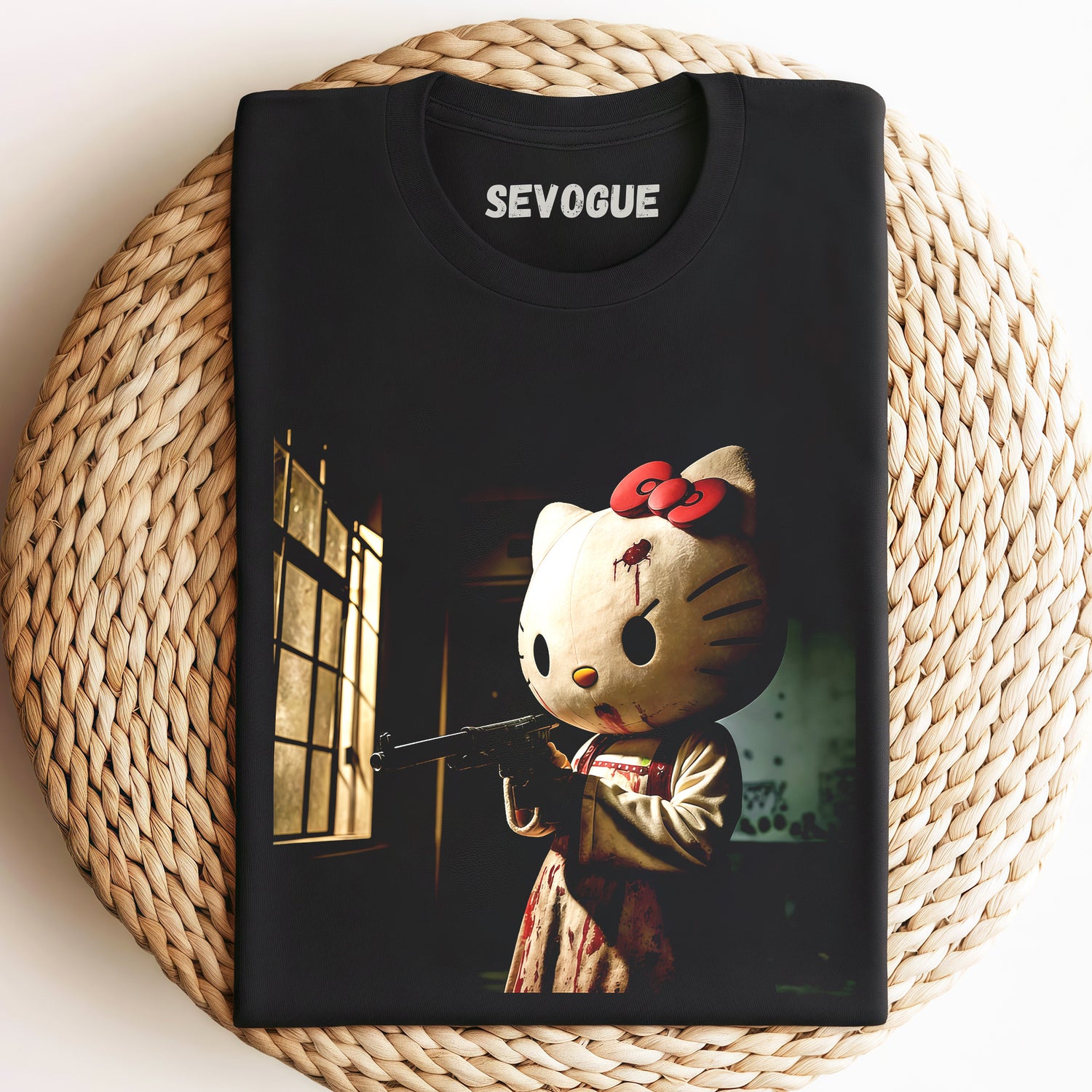 Dark Subversion! Hello Kitty Unisex Tee, Sweatshirt & Hoodi