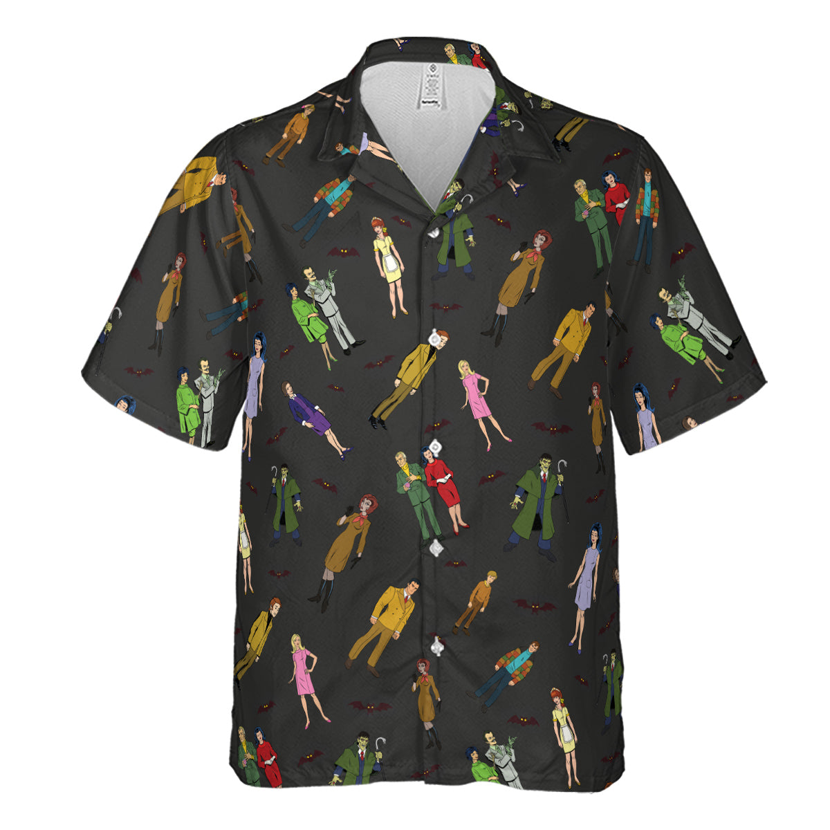 Dark Shadows 70s Characters Hawaiian Shirt