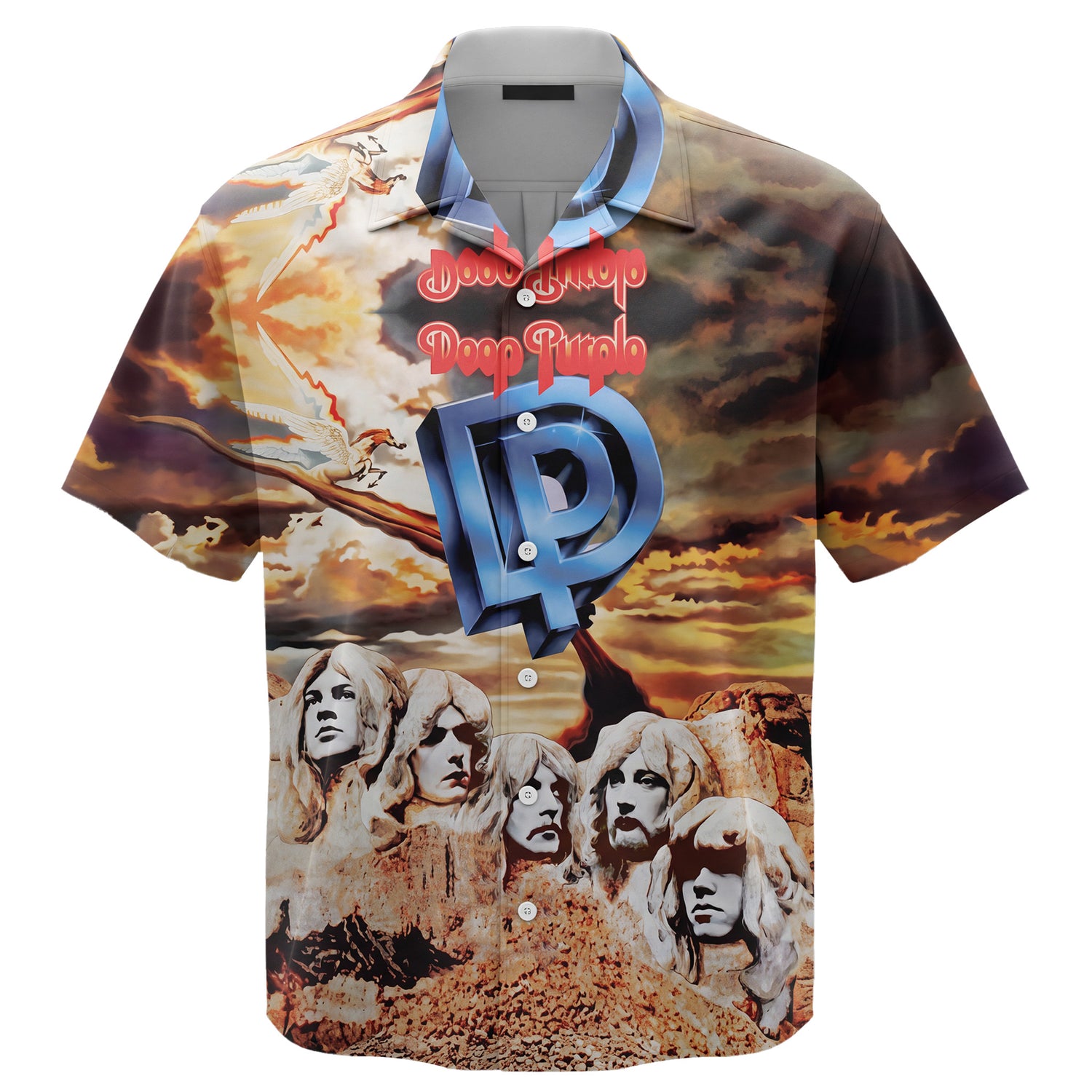 Deep Purple Unisex Hawaiian Shirt