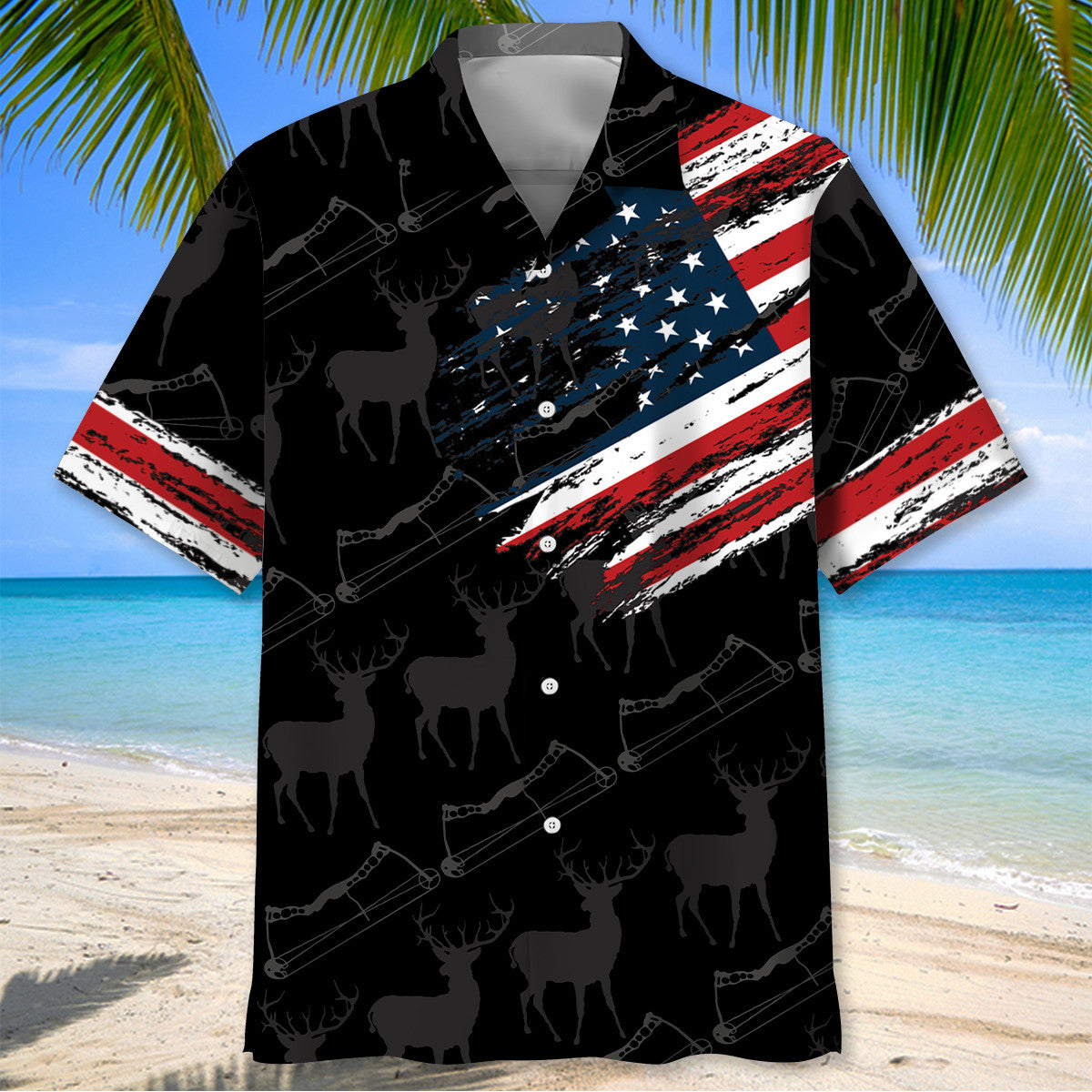 Deer Hunting USA Hawaiian Shirt