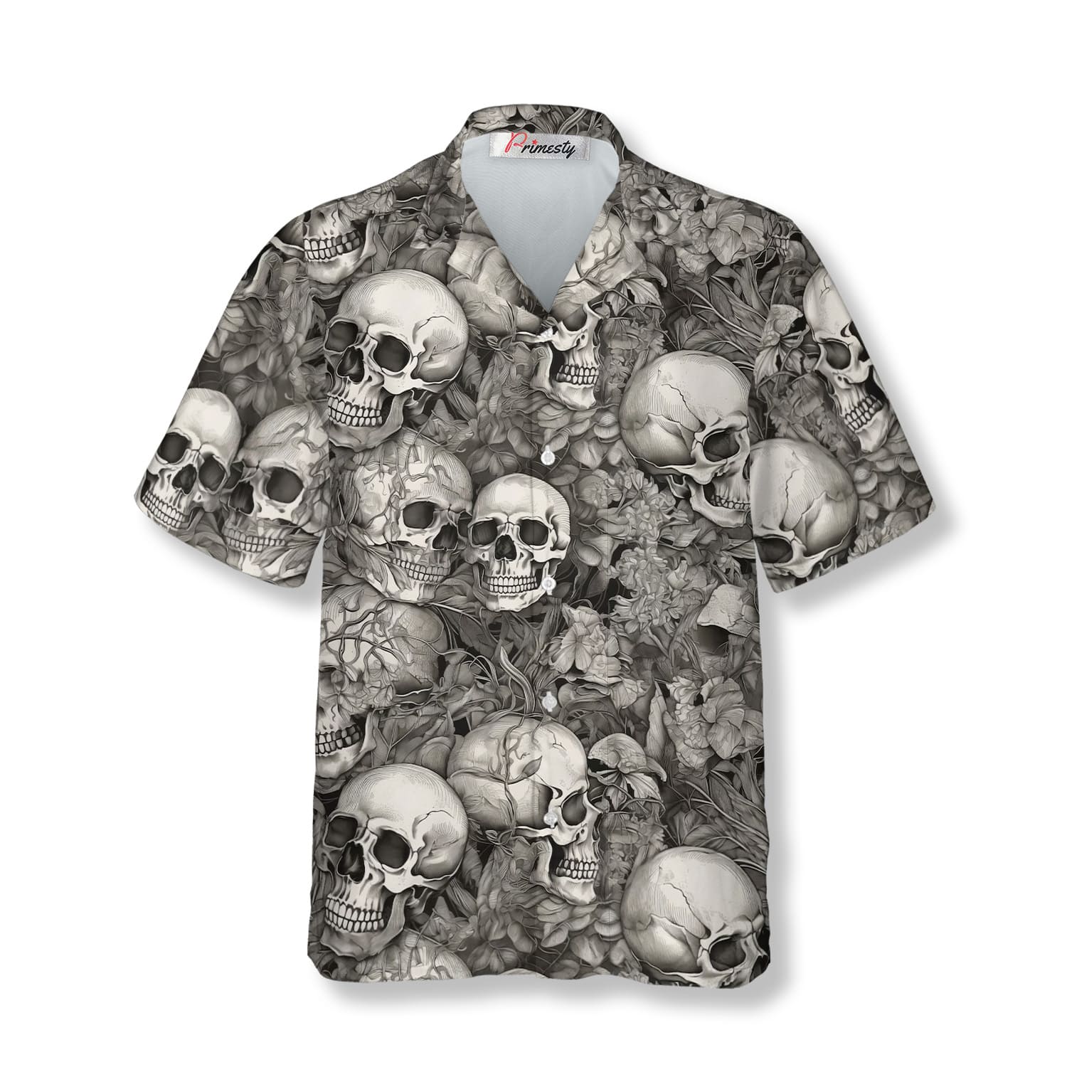 Detailed And Intricate Skull Hawaiian Shirt