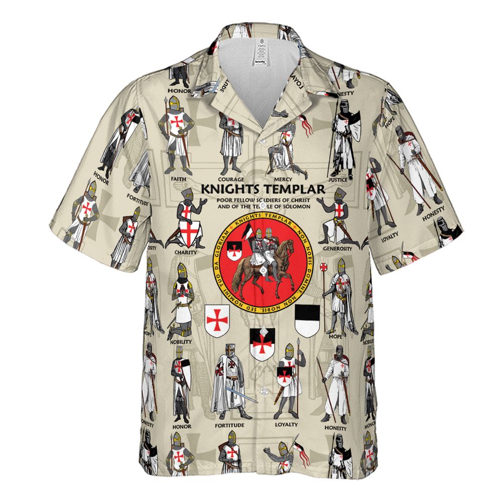 Deus Vult Hawaiian Shirt