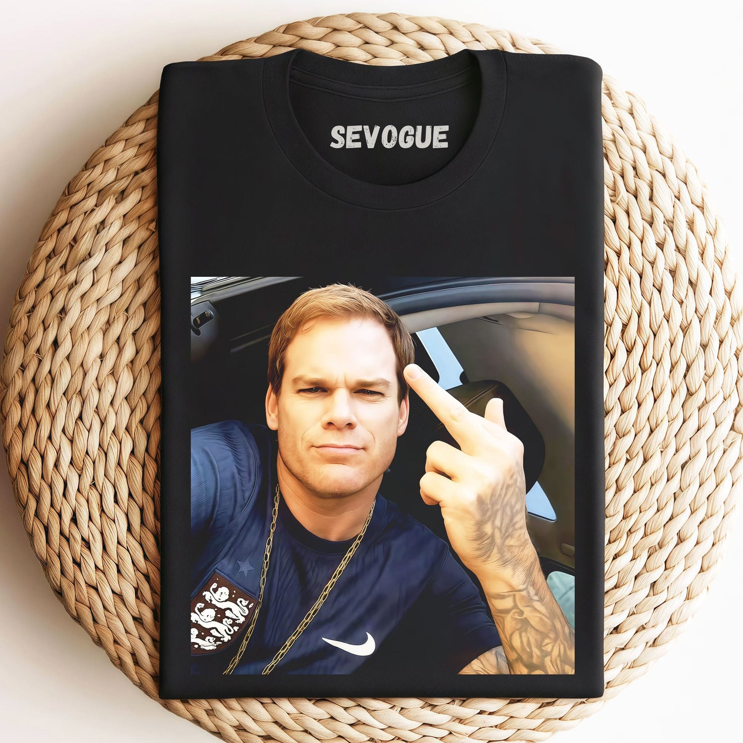 Dexter Middle Finger Unisex Tee, Sweatshirt & Hoodie