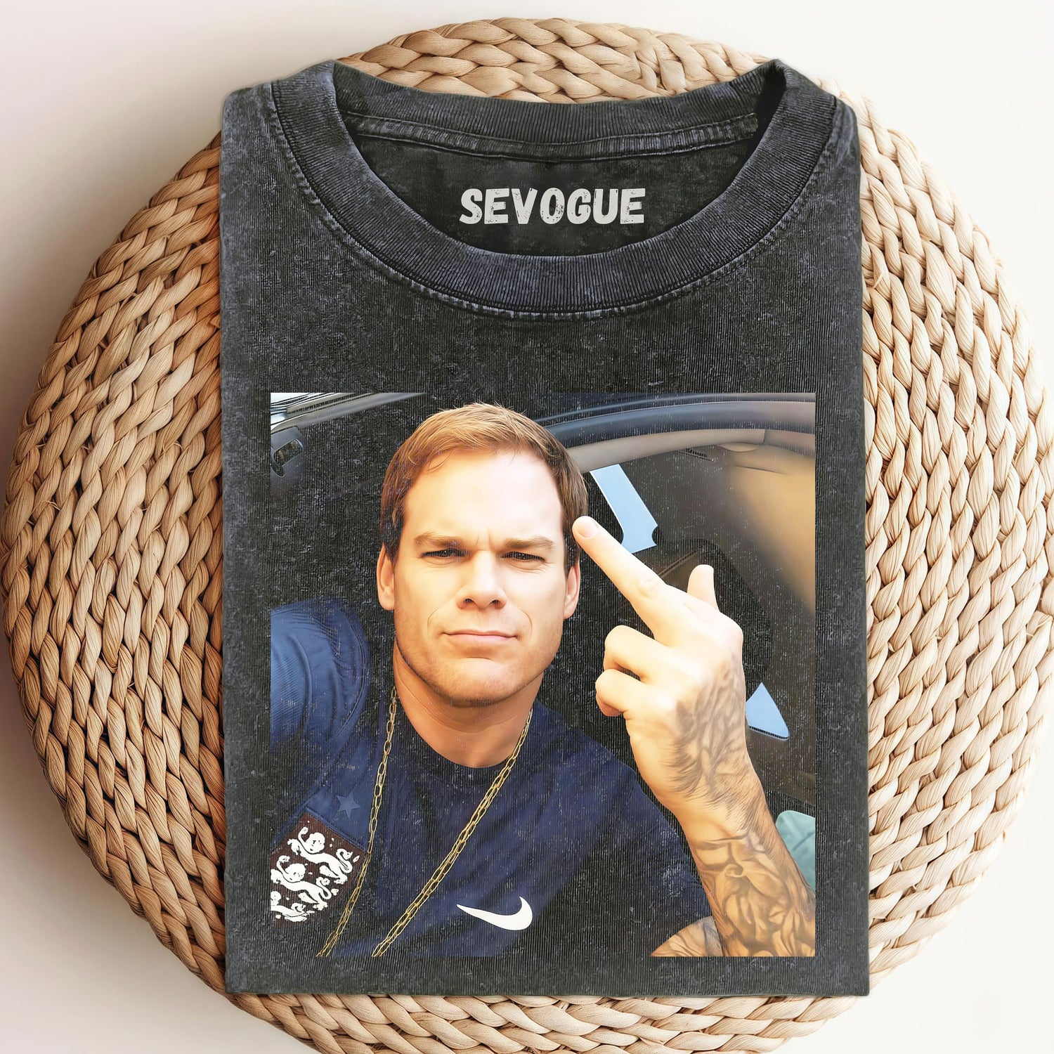 Dexter Middle Finger Unisex Tee, Sweatshirt & Hoodie