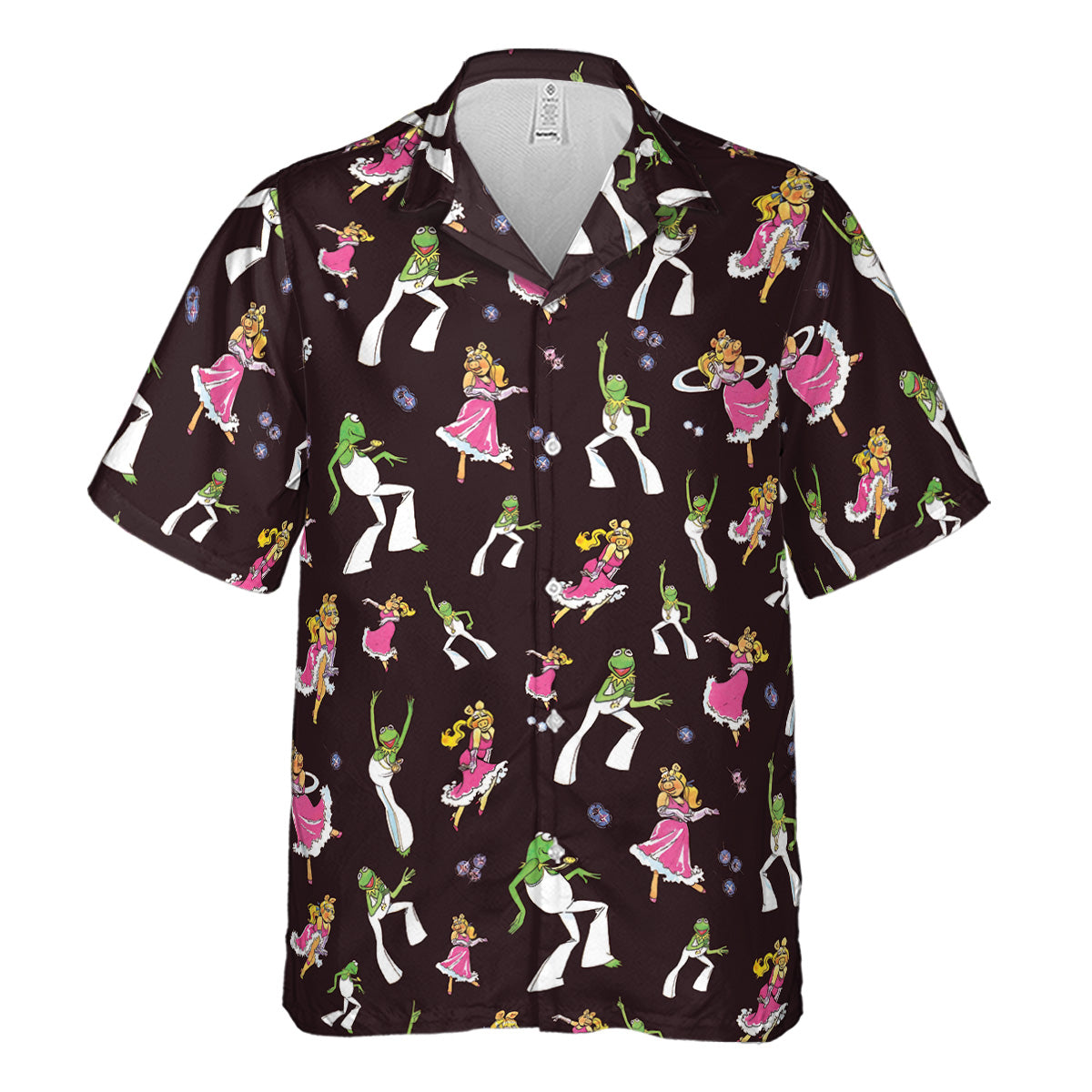 Disco Couple Kermit And Piggy The Muppet Show Hawaiian Shirt