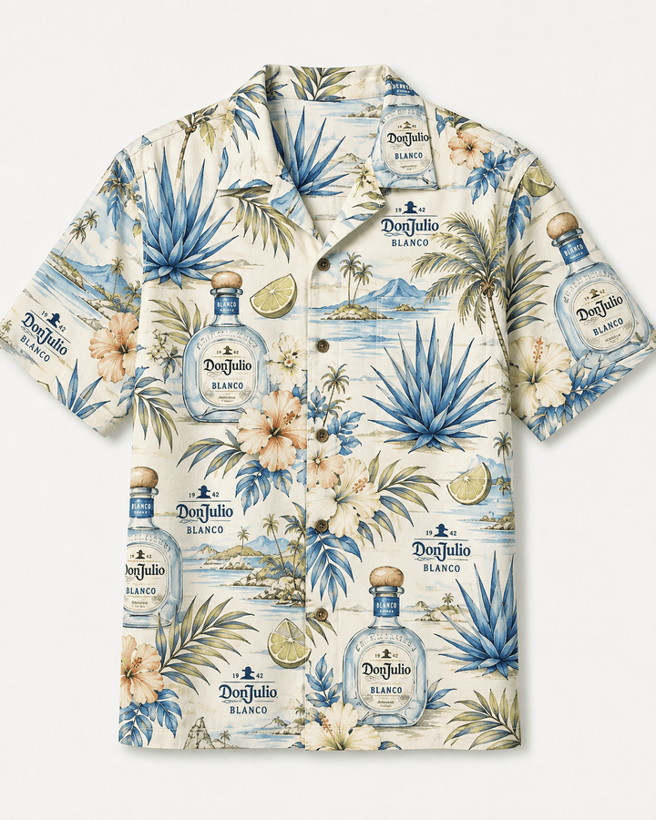 Don Julio Blanco Coastal Agave Hawaiian Shirt