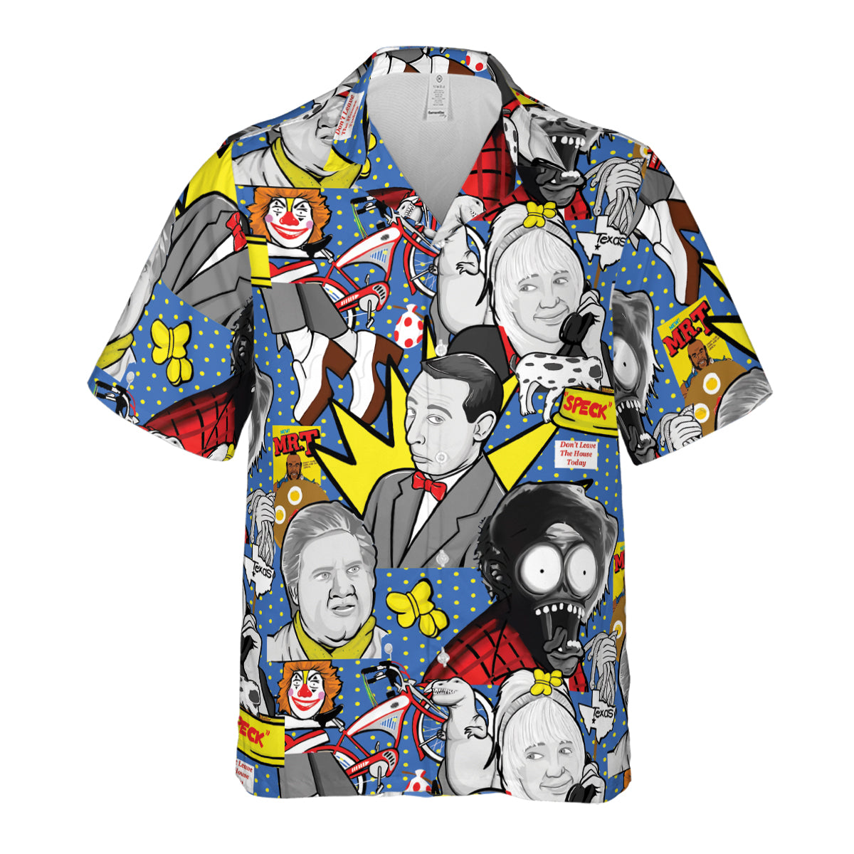 Don't Leave The House Today Pee Wee's Big Adventure Hawaiian Shirt