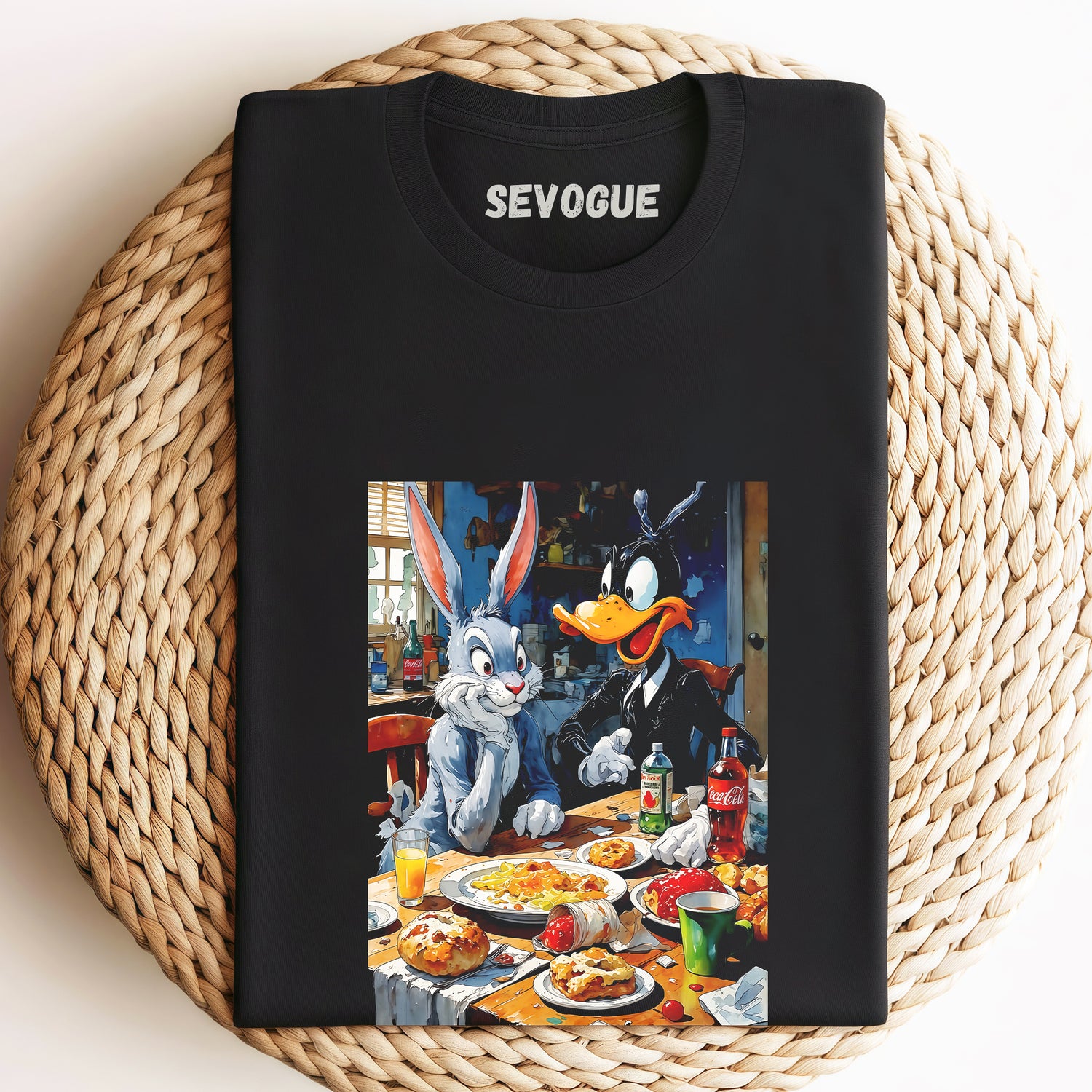 Donald Duck Is Eating Hamburgers Unisex Tee, Sweatshirt & Hoodi