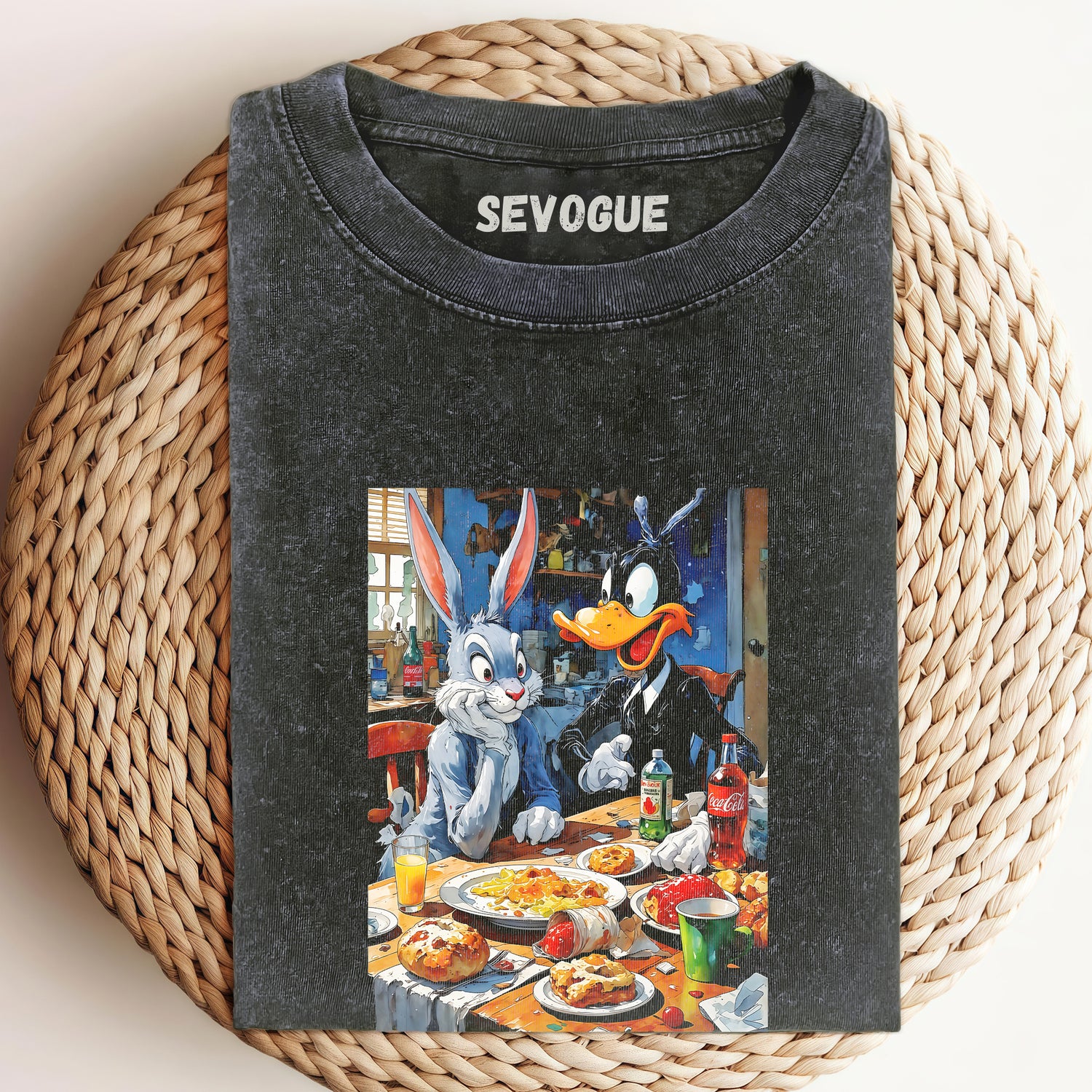 Donald Duck Is Eating Hamburgers Unisex Tee, Sweatshirt & Hoodi