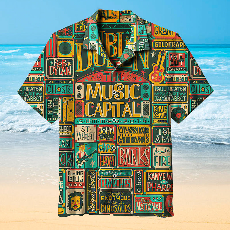 Dublin:The Music Capital|Universal Hawaiian Shirt