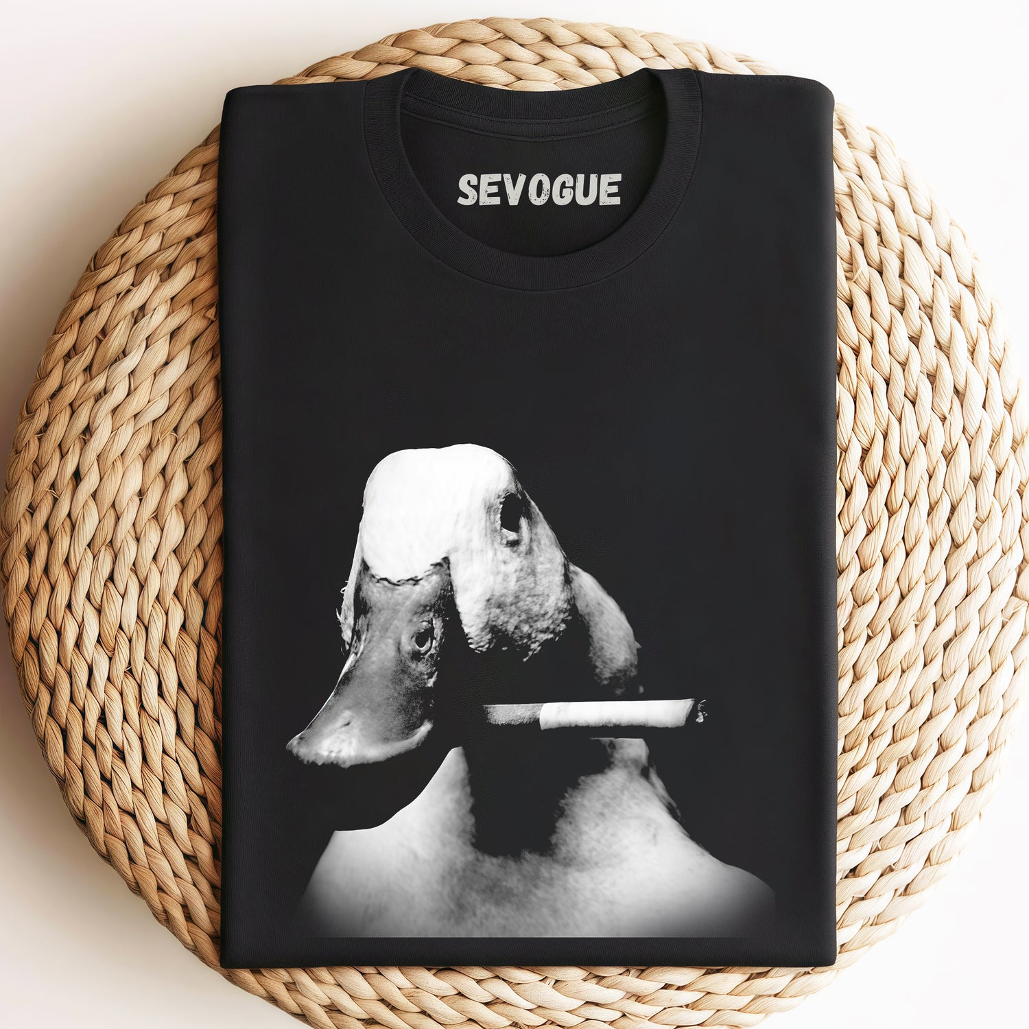 Duck With A Cigarette In Its Mouth Unisex Tee, Sweatshirt & Hoodi