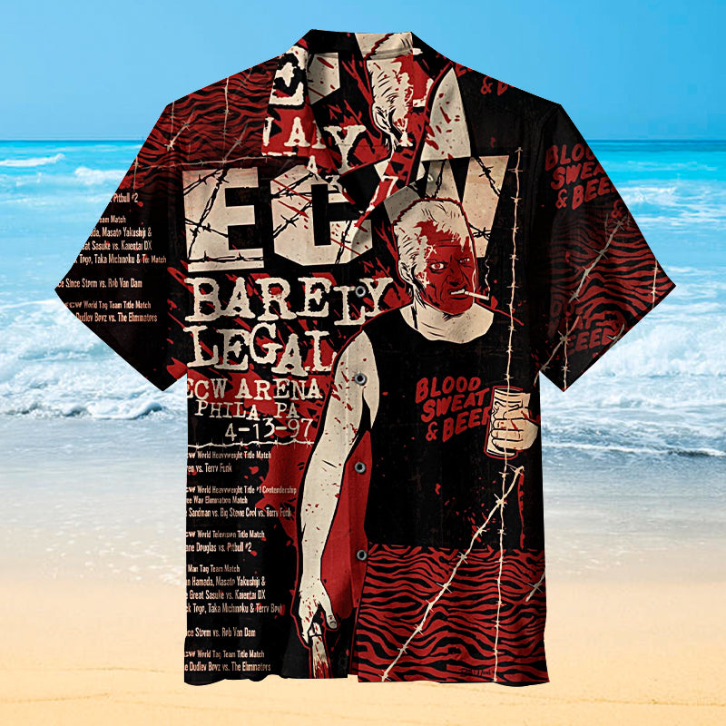 ECW Barely Legat Universal Hawaiian Shirt