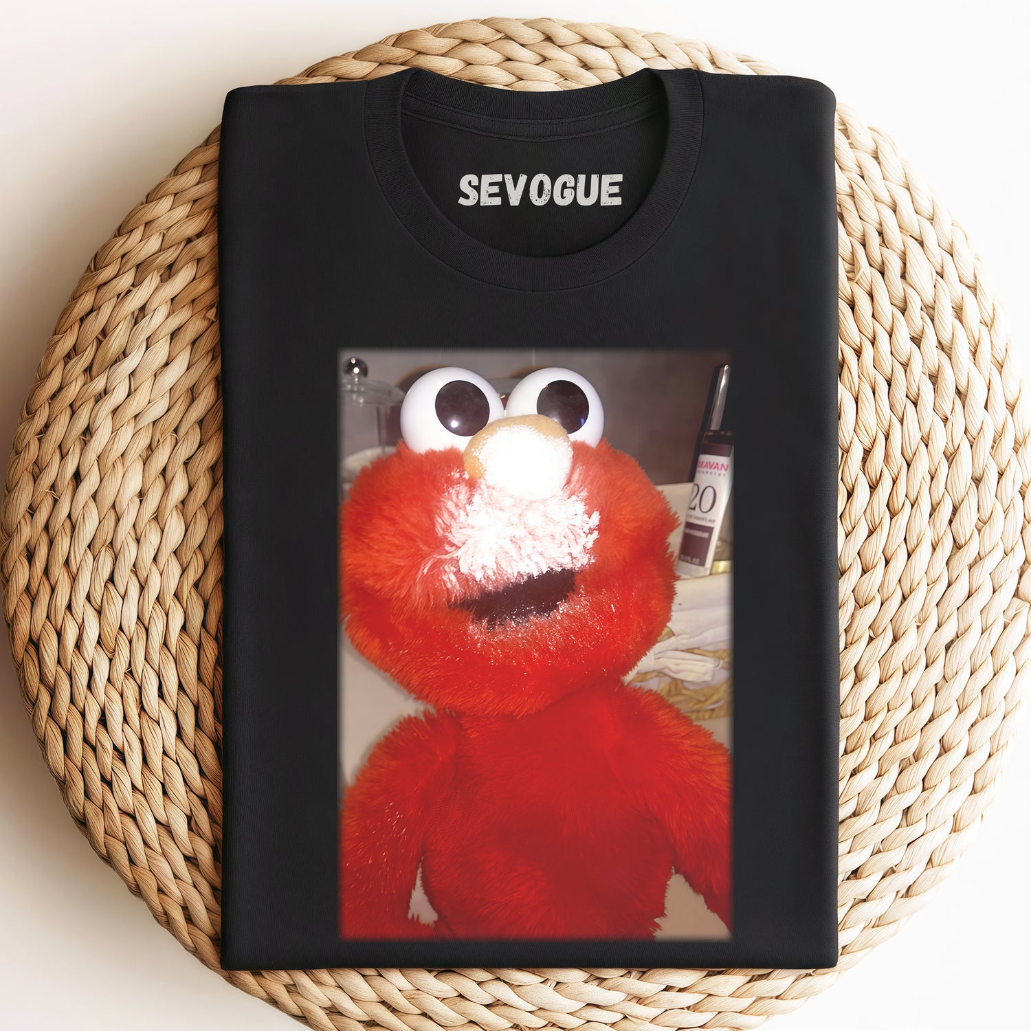 Elmo White Powder Unisex Tee, Sweatshirt & Hoodi
