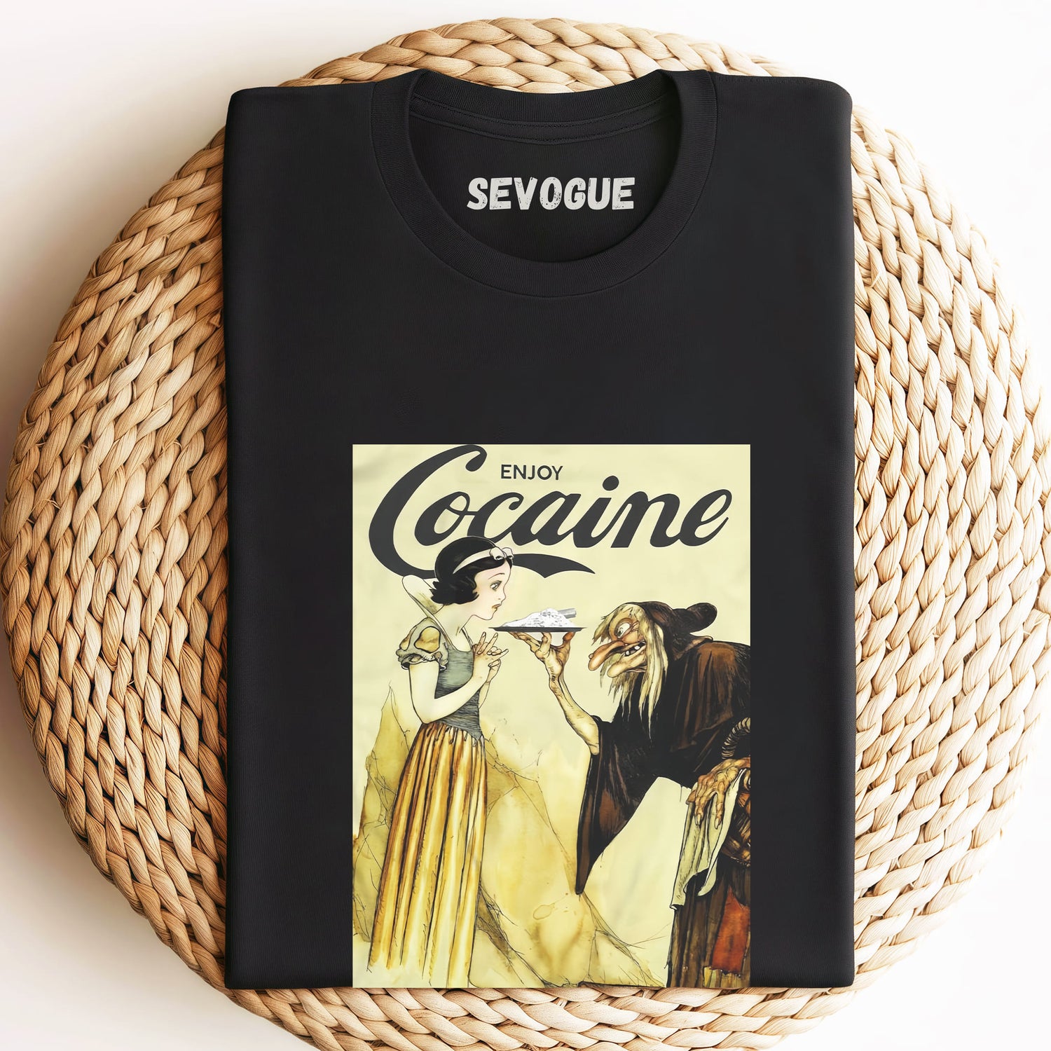 Enjoy Cocaine Snow White Witch Mdma Ecstasy Unisex Tee, Sweatshirt & Hoodie