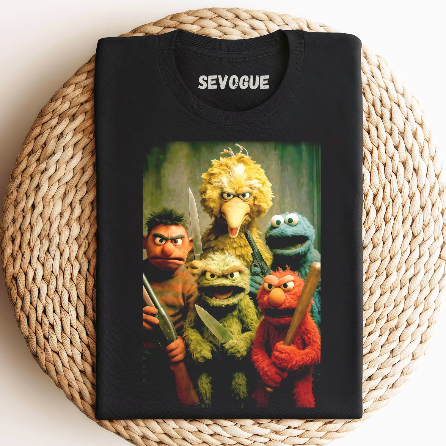 Evil Sesame Street Unisex Tee, Sweatshirt & Hoodi