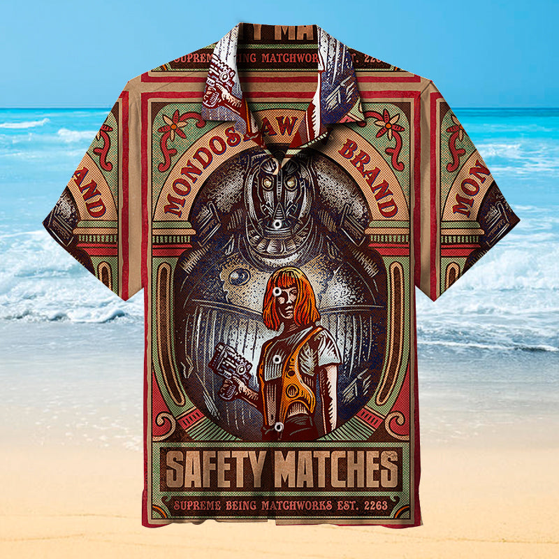 Fifth Element Matchbox Art Universal Hawaiian Shirt