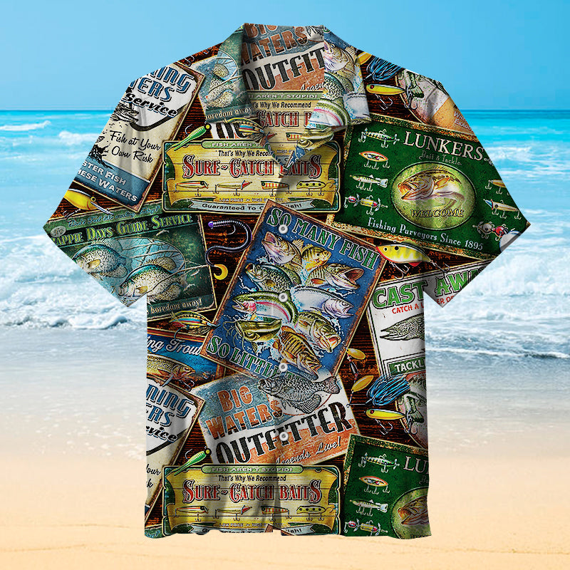 Fish Signs |Unisex Hawaiian Shirt