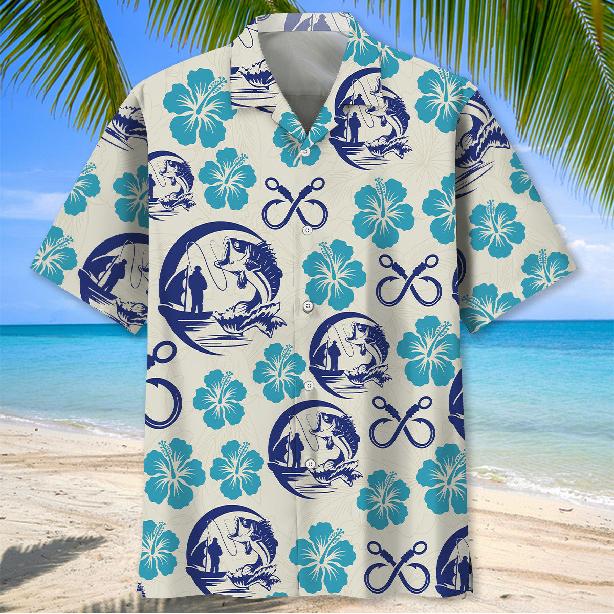 Fishing Hook Hawaiian Shirt
