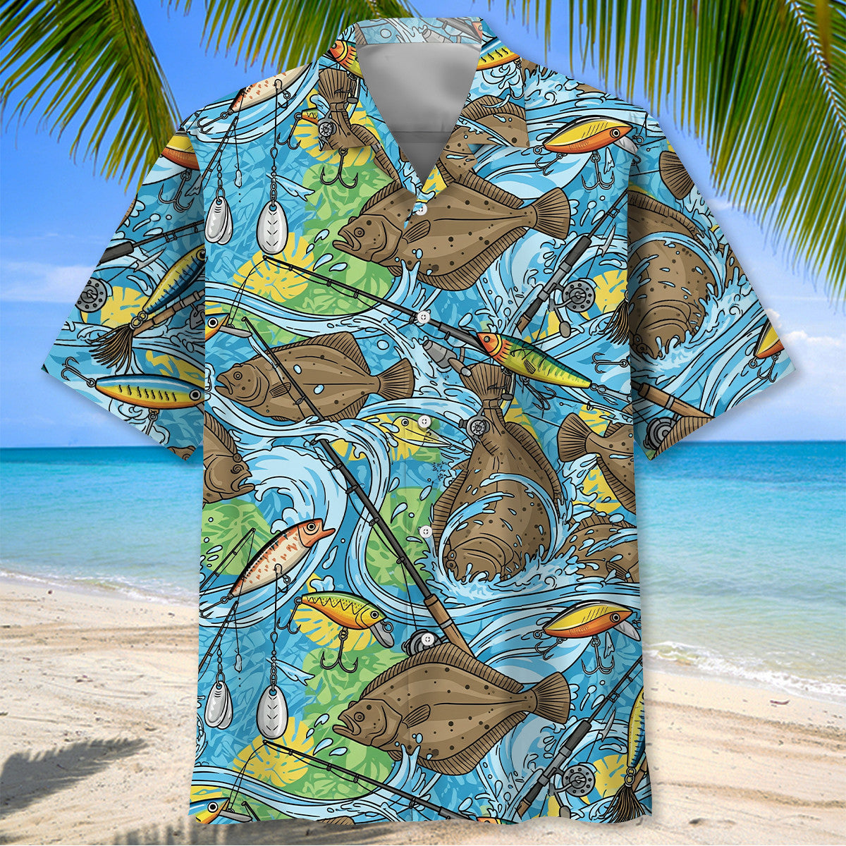 Flounder Master Hawaiian Shirt