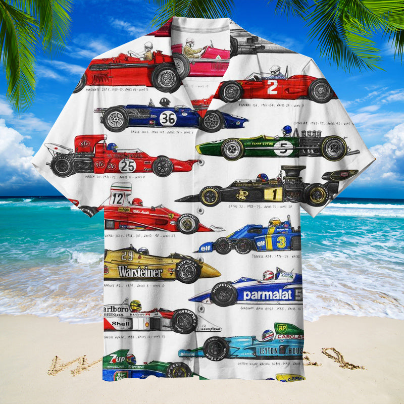 Formula 1 Hawaiian Shirt