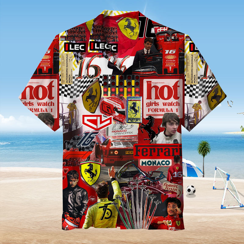 Formula 1 Hawaiian Shirt