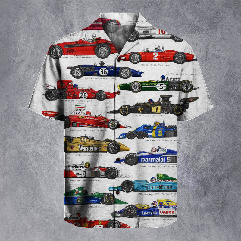 Formula One Racing Car Unisex Hawaiian Shirt