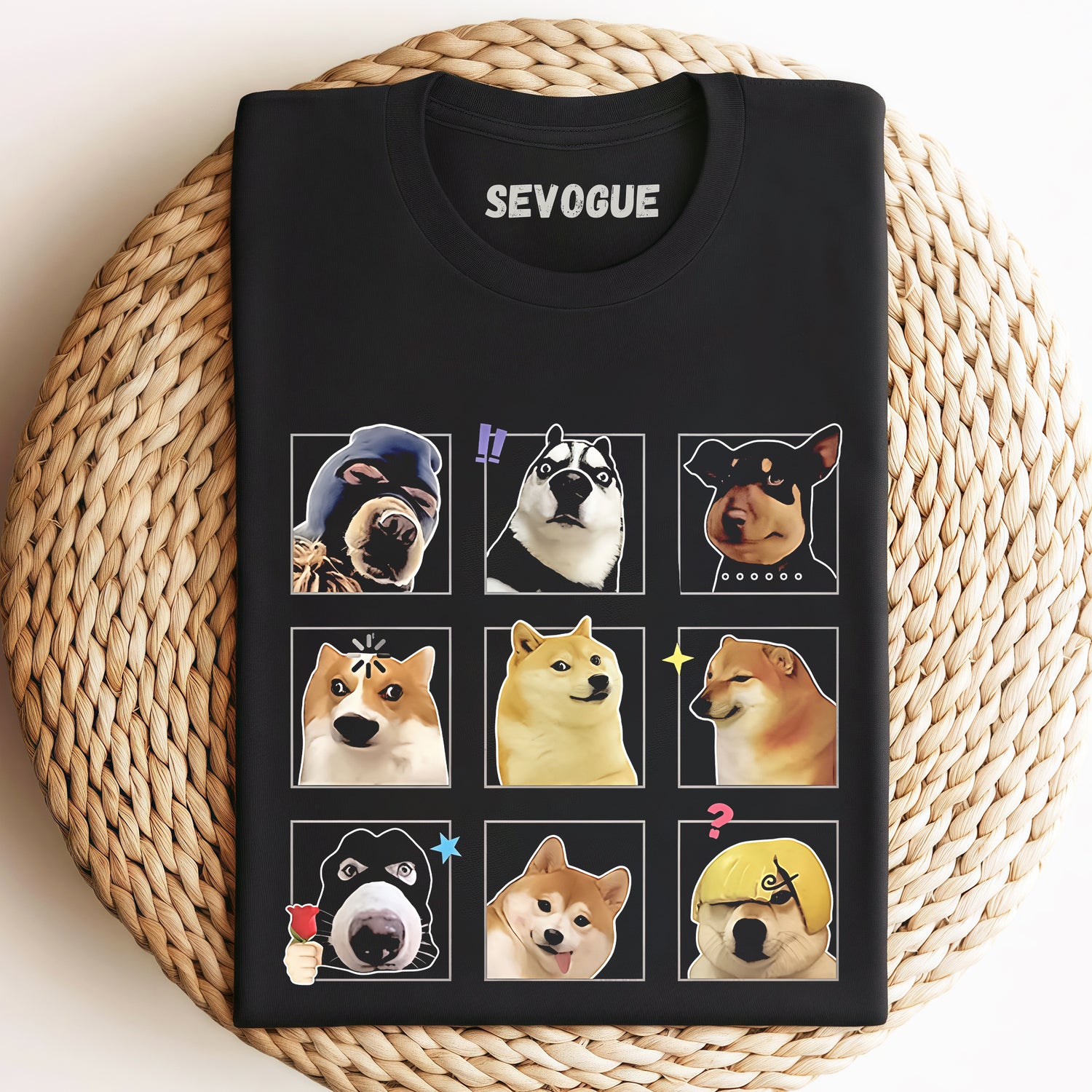 Fun Dog Expression Unisex Tee, Sweatshirt & Hoodi