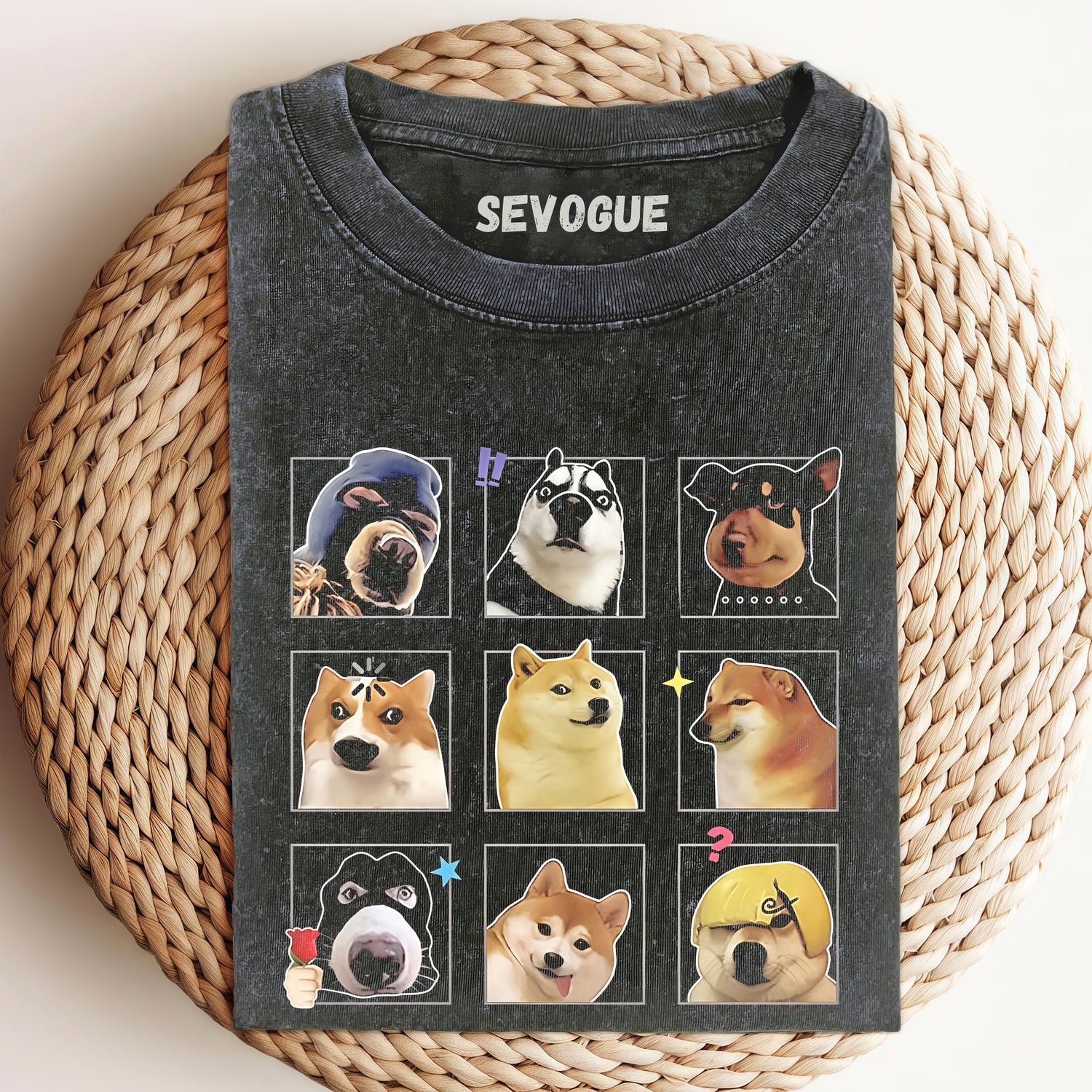 Fun Dog Expression Unisex Tee, Sweatshirt & Hoodi