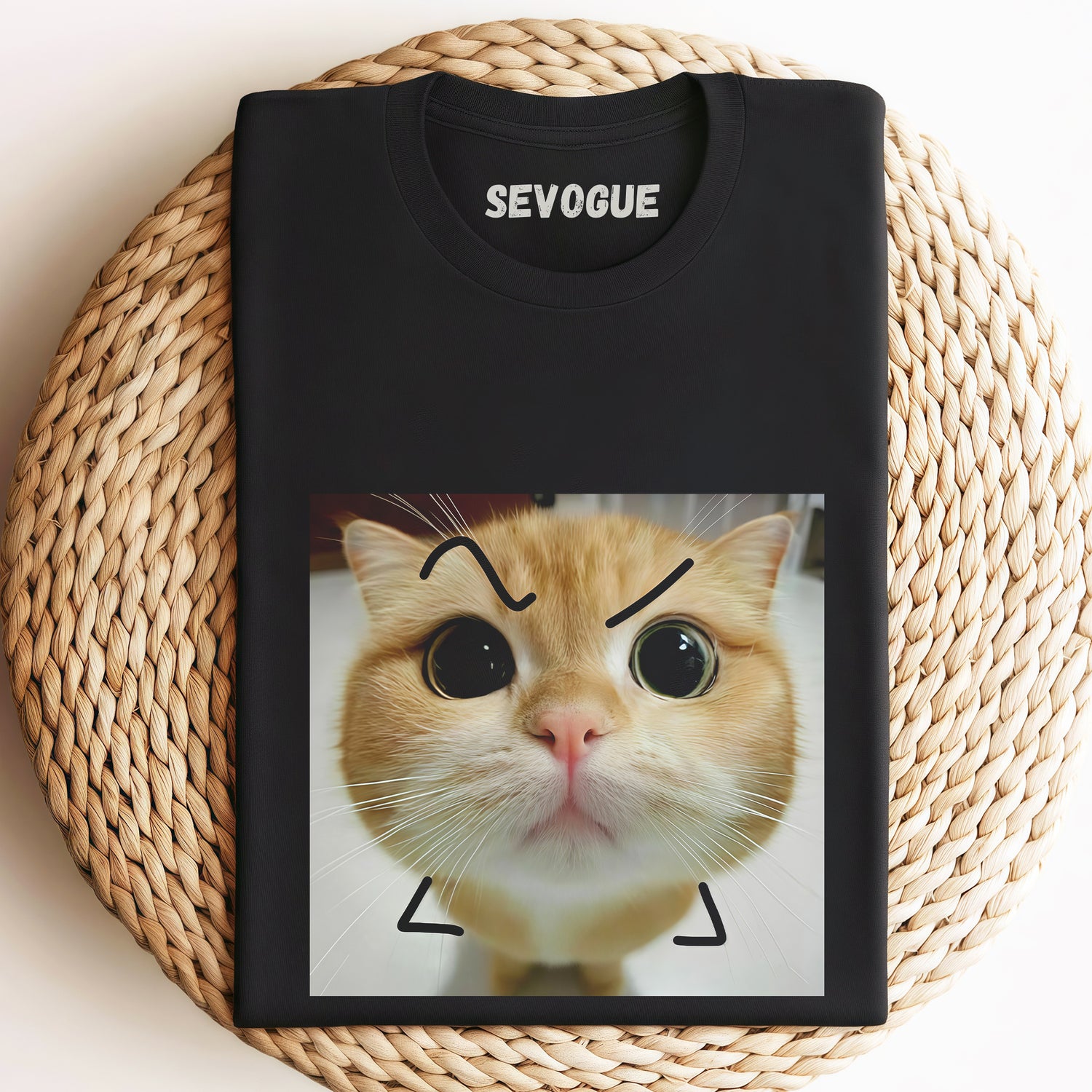 Funny Angry Cat Unisex Tee, Sweatshirt & Hoodi