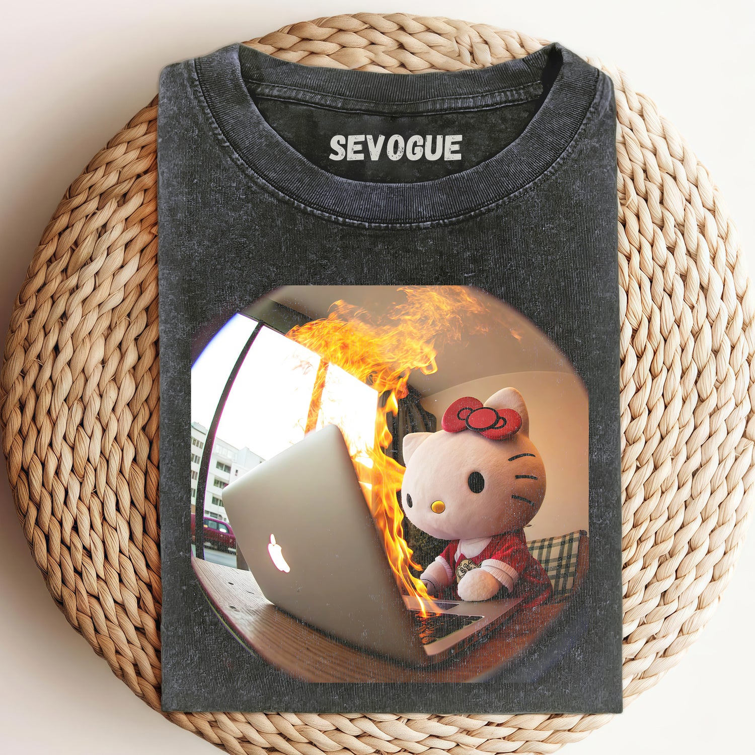 Funny Hello Kitty V17 Unisex Tee, Sweatshirt & Hoodi