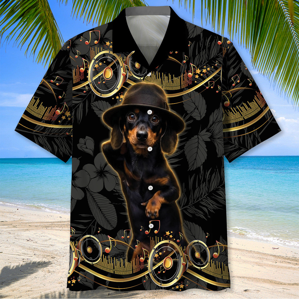 Funny Dachshund Dog Hawaiian Shirt