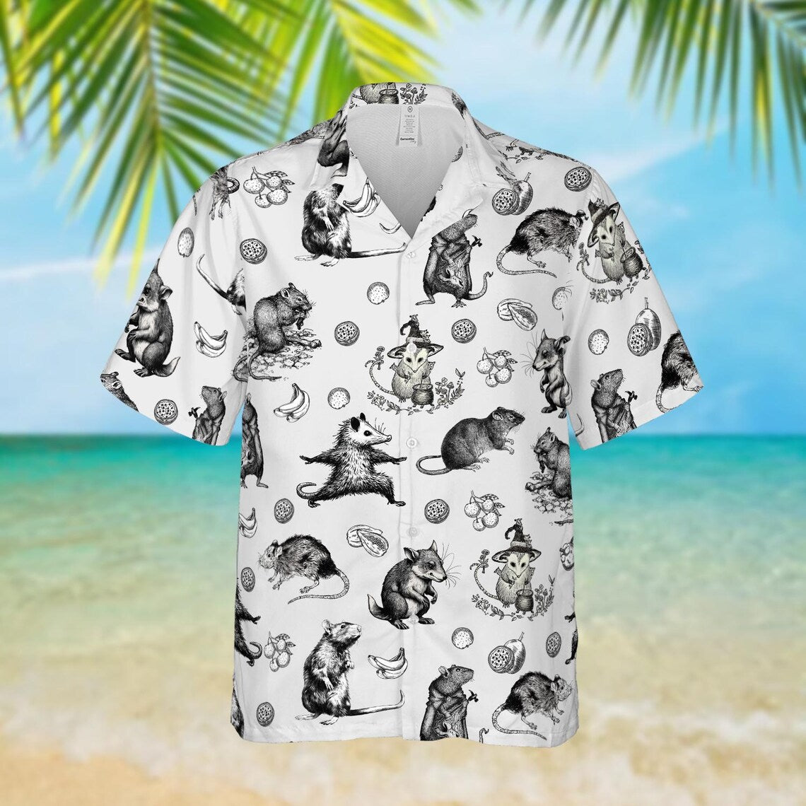 Funny Opossum Hawaiian Shirt Edition 003