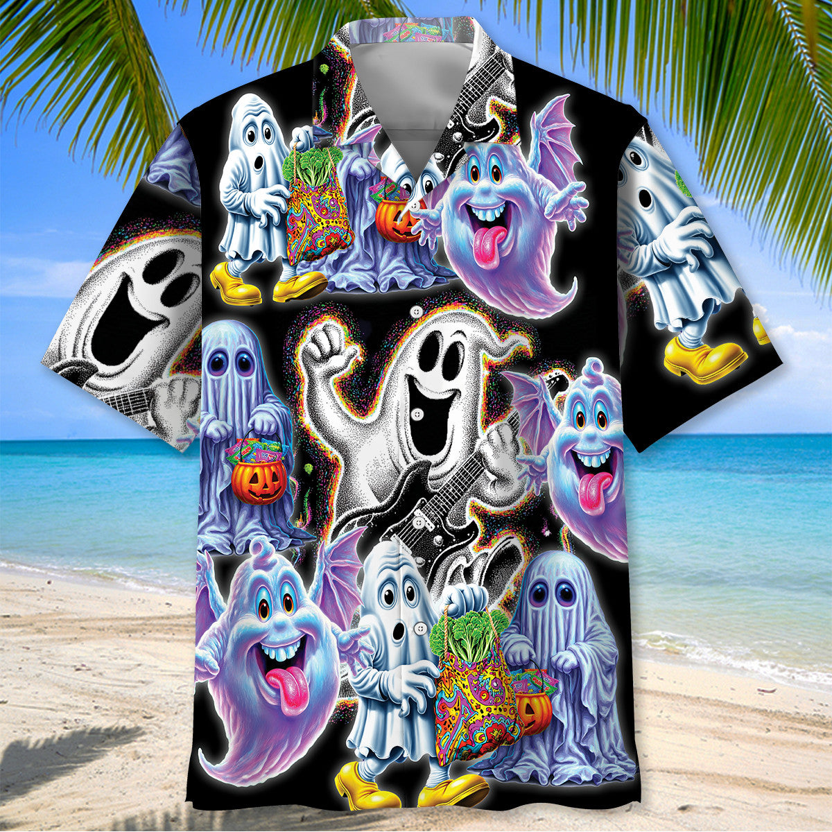 Funny Spooky Boo Hawaiian Shirt